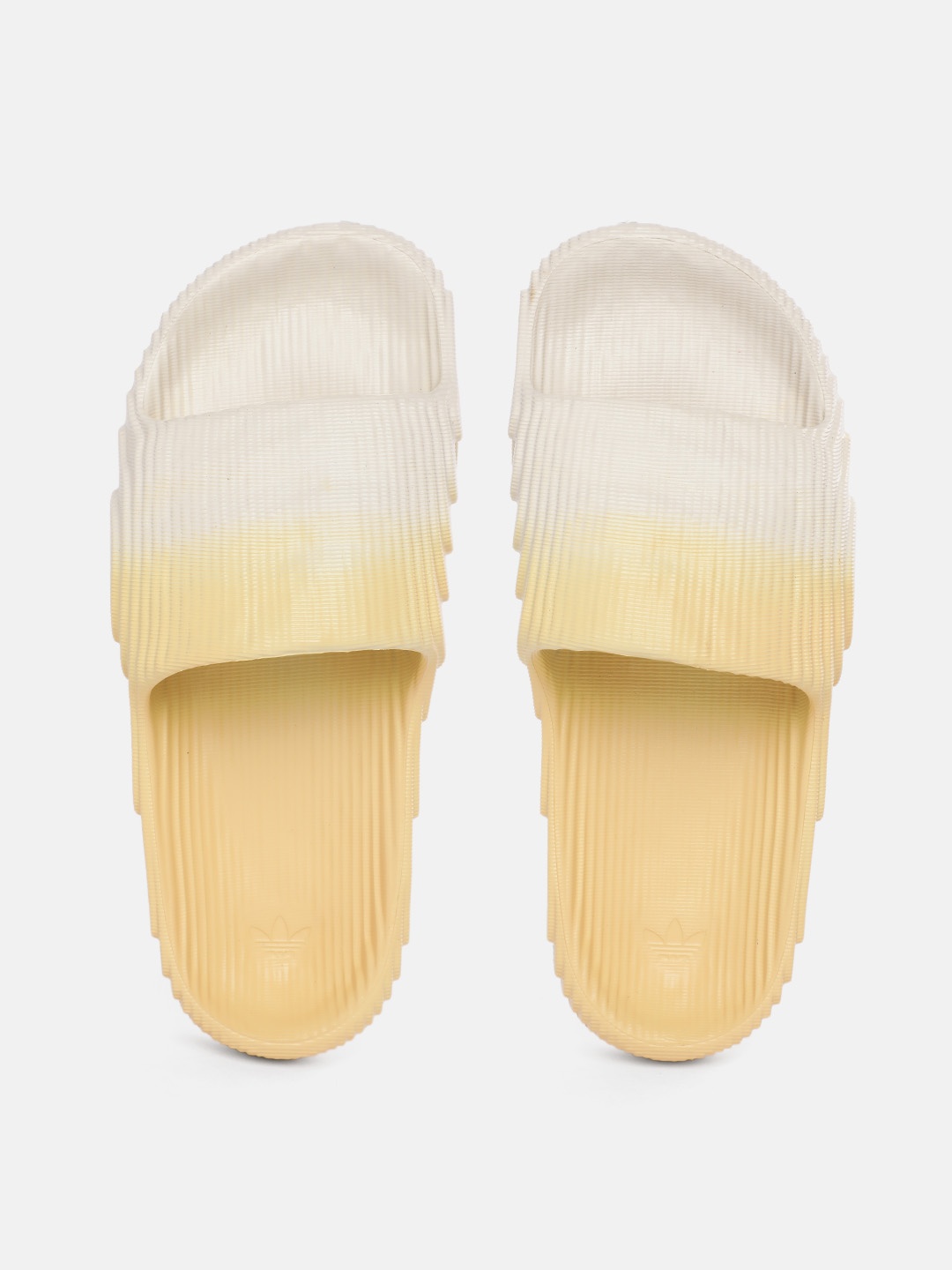 

ADIDAS Originals Men Textured Sliders With Ombre Effect, White