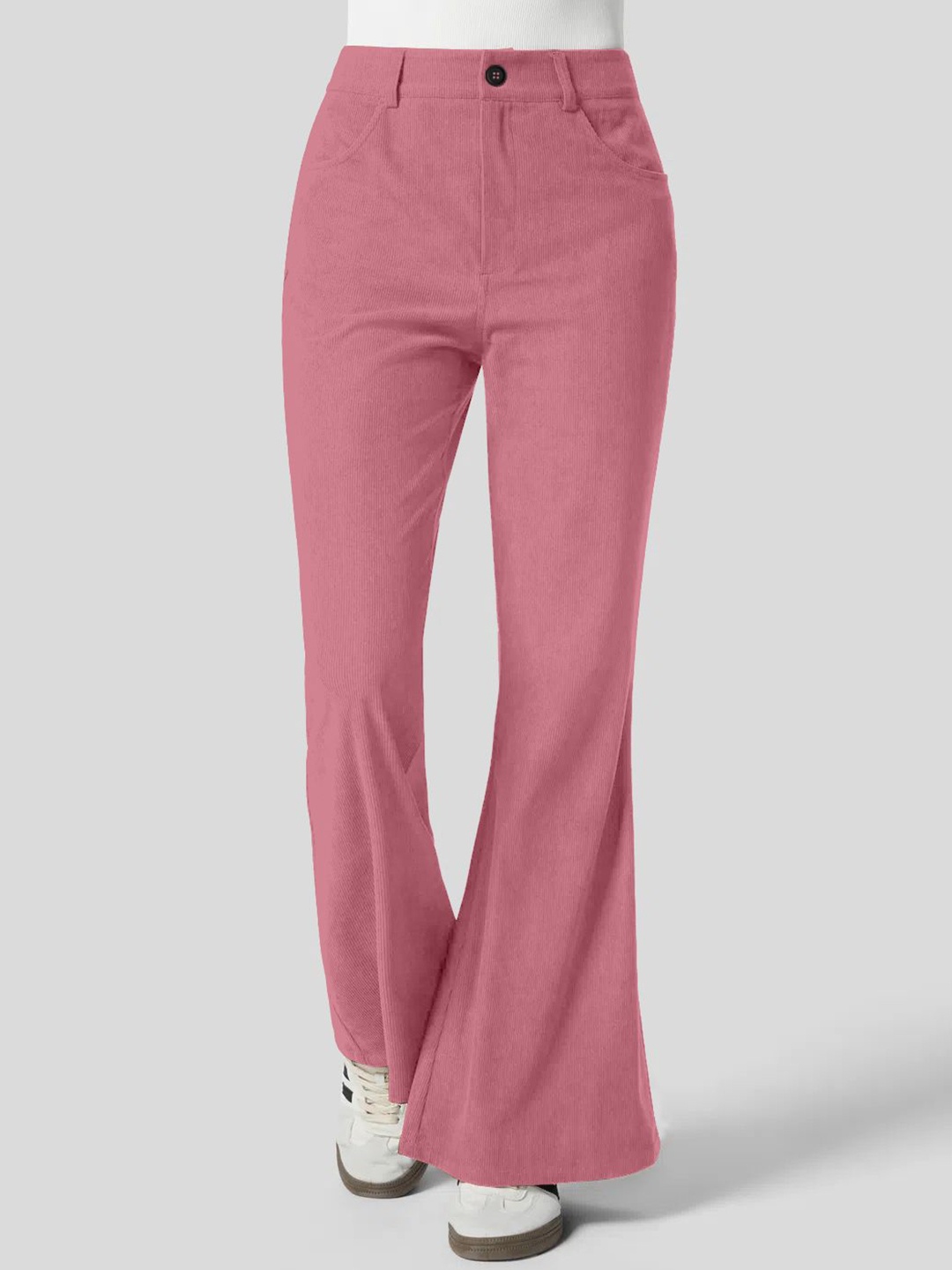 

Kalika Women Loose Fit Trousers, Pink