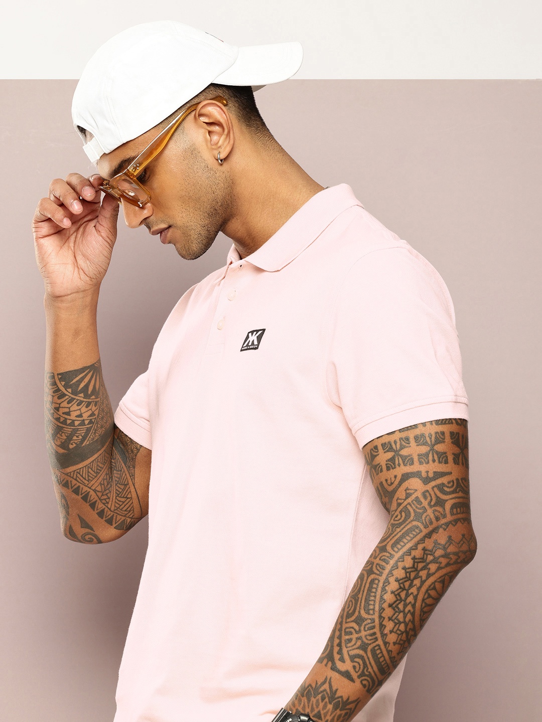 

Kook N Keech Polo Collar Pure Cotton T-shirt, Pink
