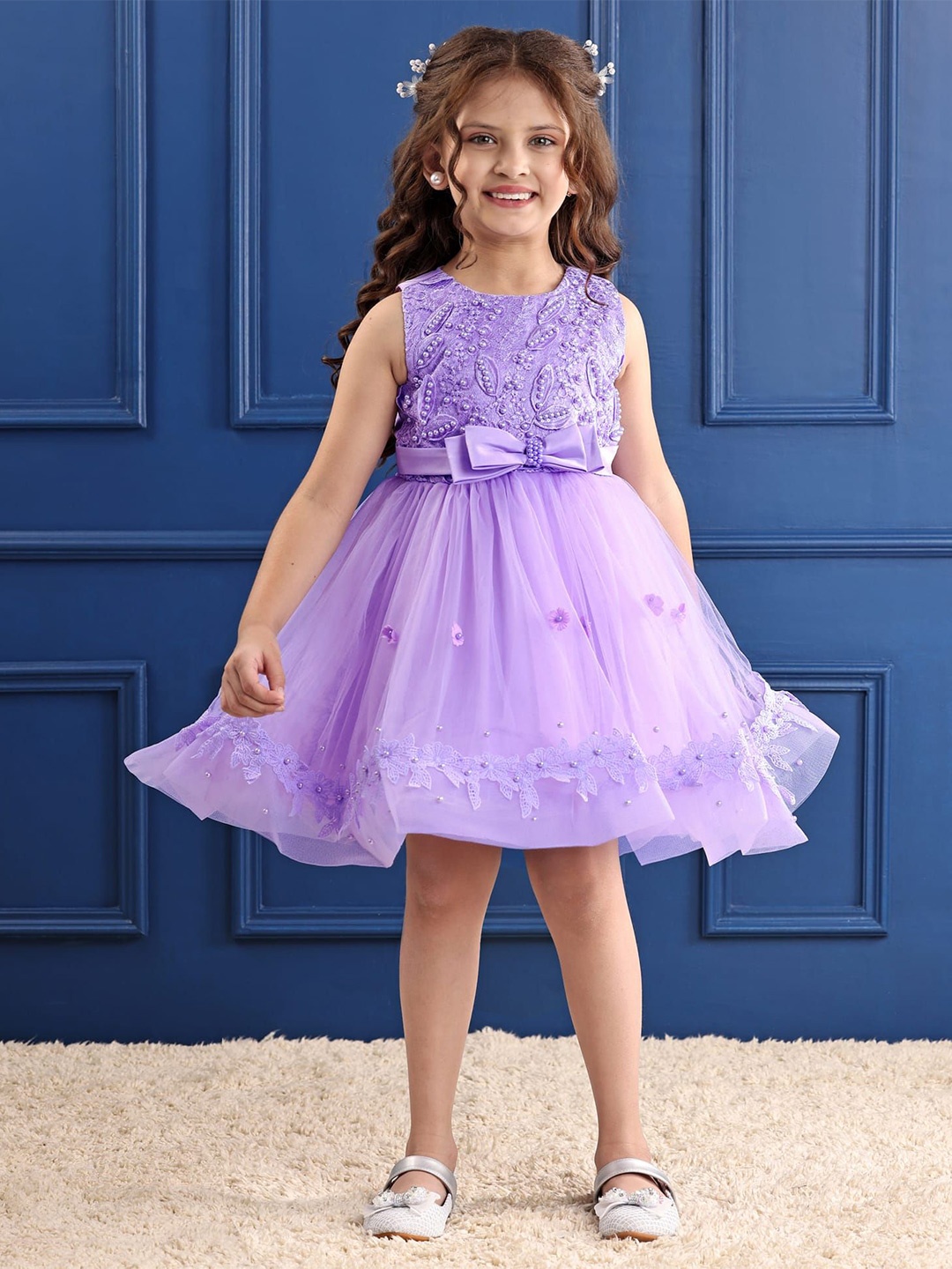 

Mark & Mia Girls Fit & Flare Dress, Lavender