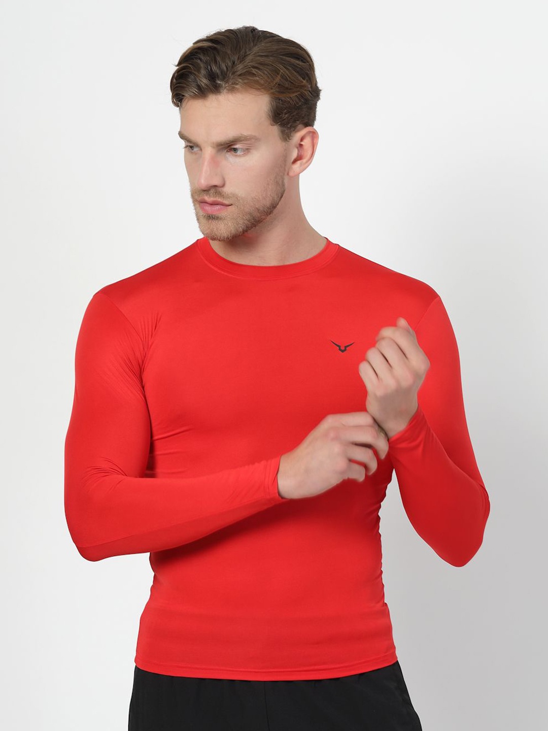 

Invincible Men Slim Fit T-Shirt, Red
