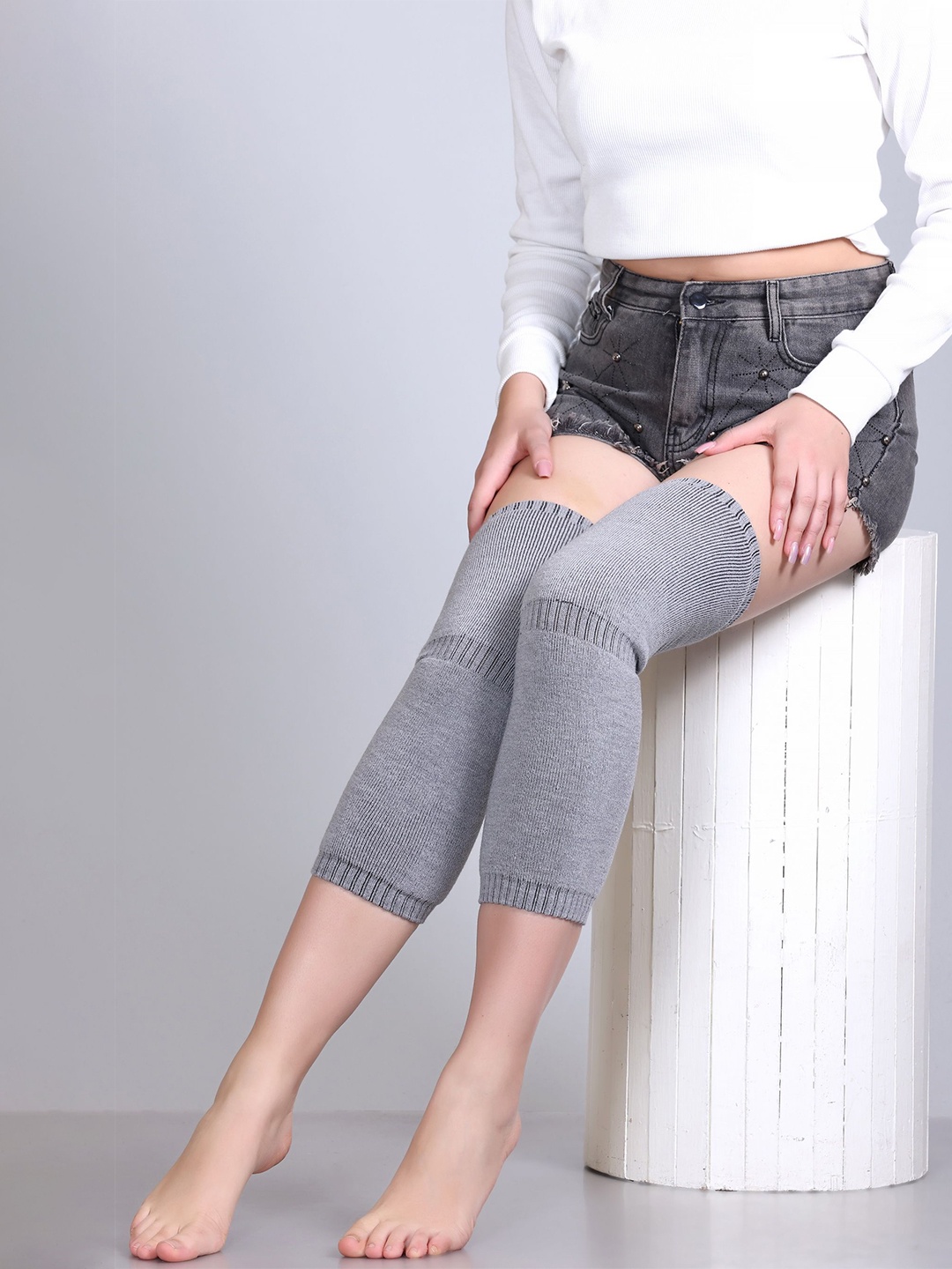 

513 Unisex Above Knee Warmer Above-Knee, Grey