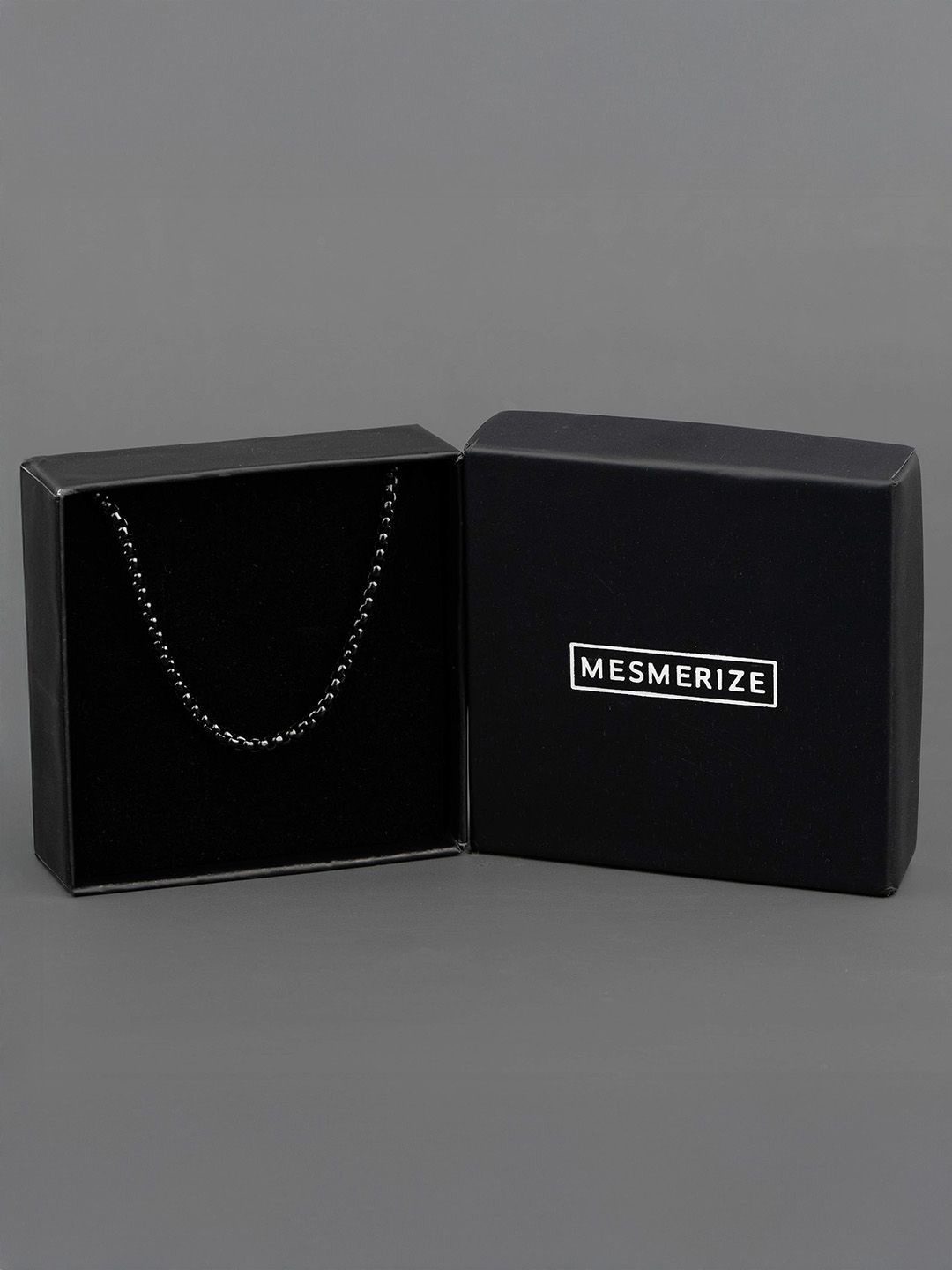 

Mesmerize Men Poseidon Popcorn Stainless Steel Chain, Black