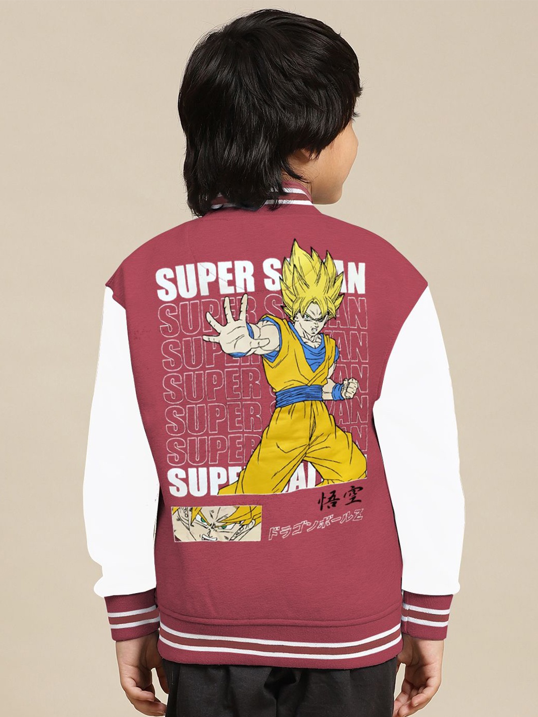 

Kids Ville Boys Dragon Ball Z Printed Sweatshirt, Red