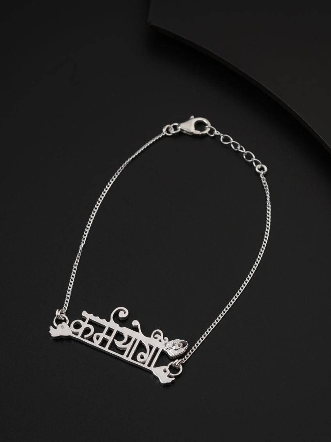 

House of Aadyaa Women Silver Wraparound Bracelet