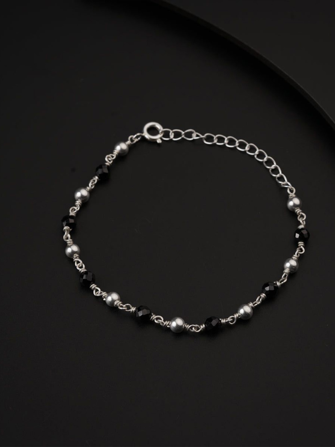 

House of Aadyaa Women 2 Silver Link Bracelet