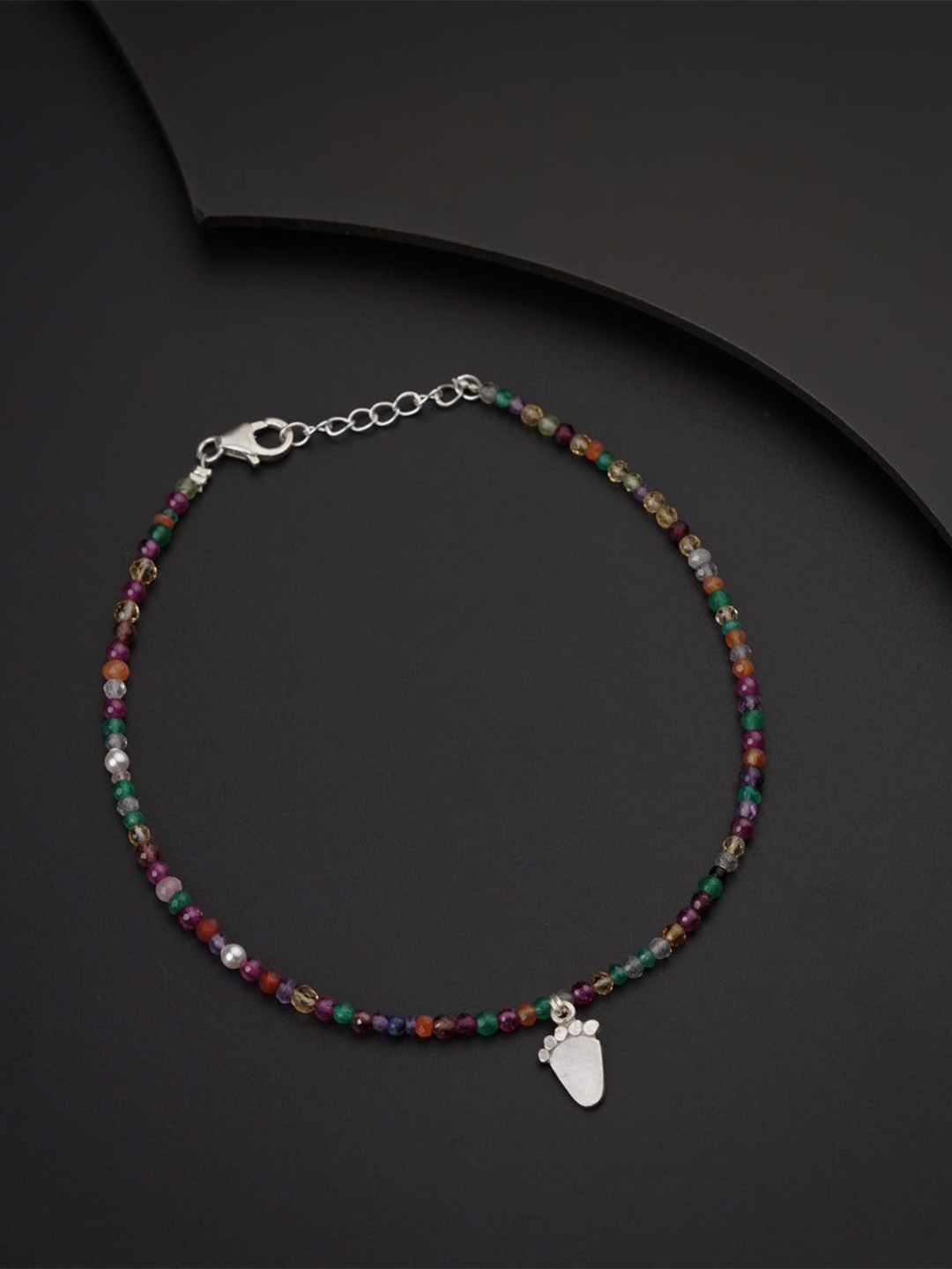 

House of Aadyaa Anklet, Silver
