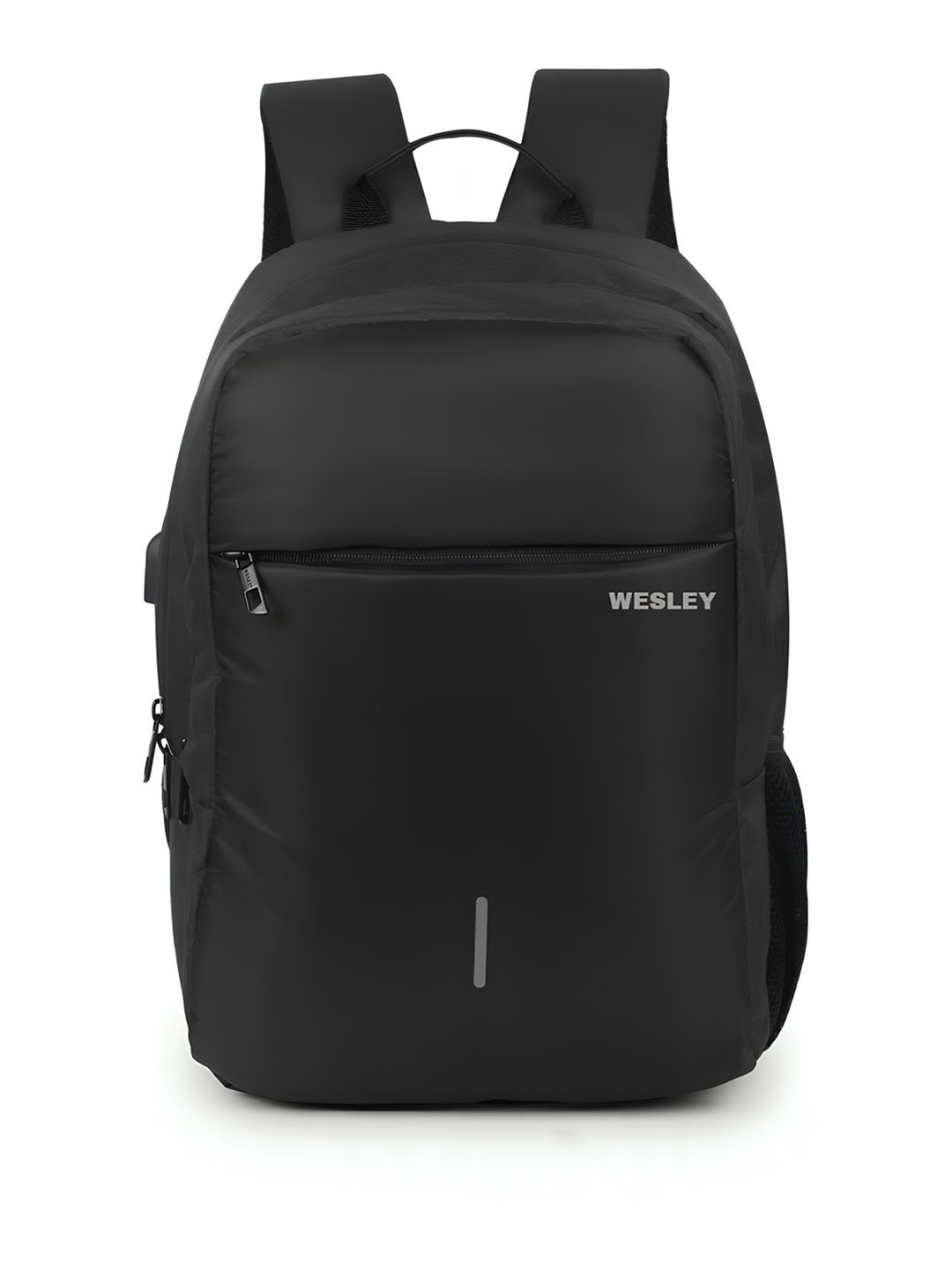 

Wesley Unisex Padded Backpack, Black