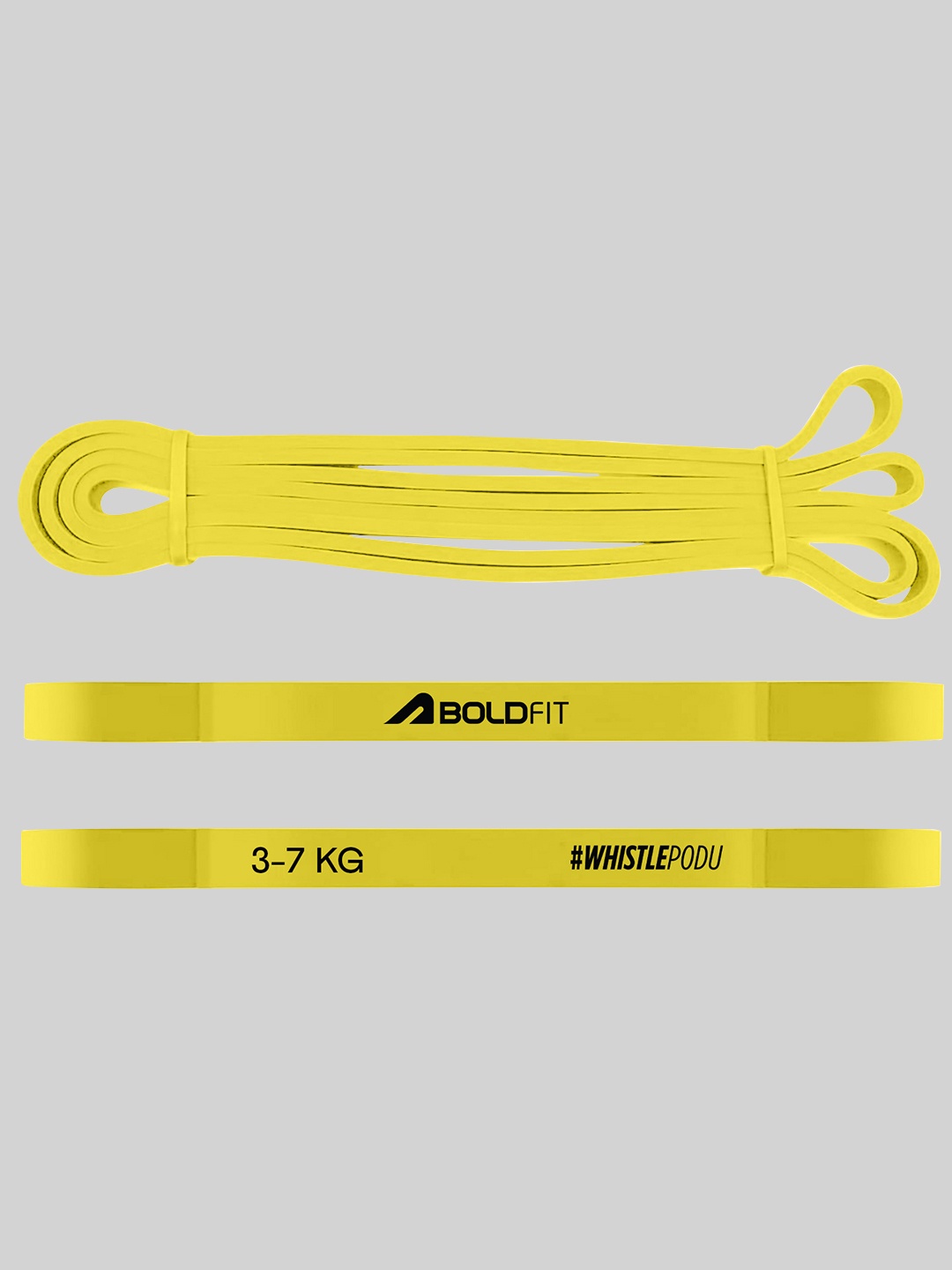 

BOLDFIT Unisex CSK Heavy Resistance Band 3-7 Kg Workout Accessories, Yellow