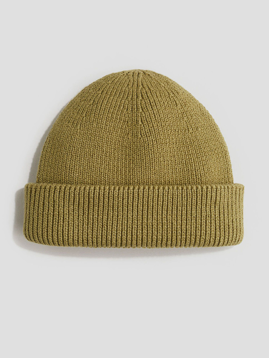 

H&M Boys Rib-Knit Beanie, Green