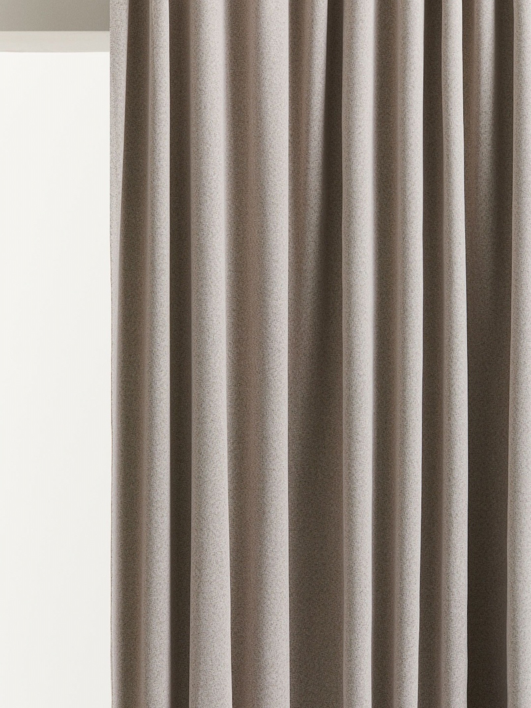 

H&M Beige & Grey 1-Pack Wide Blackout Curtain Length