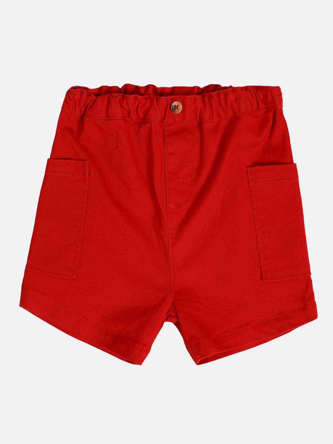 

MINI KLUB Boys Pure Cotton Regular Fit Shorts, Red