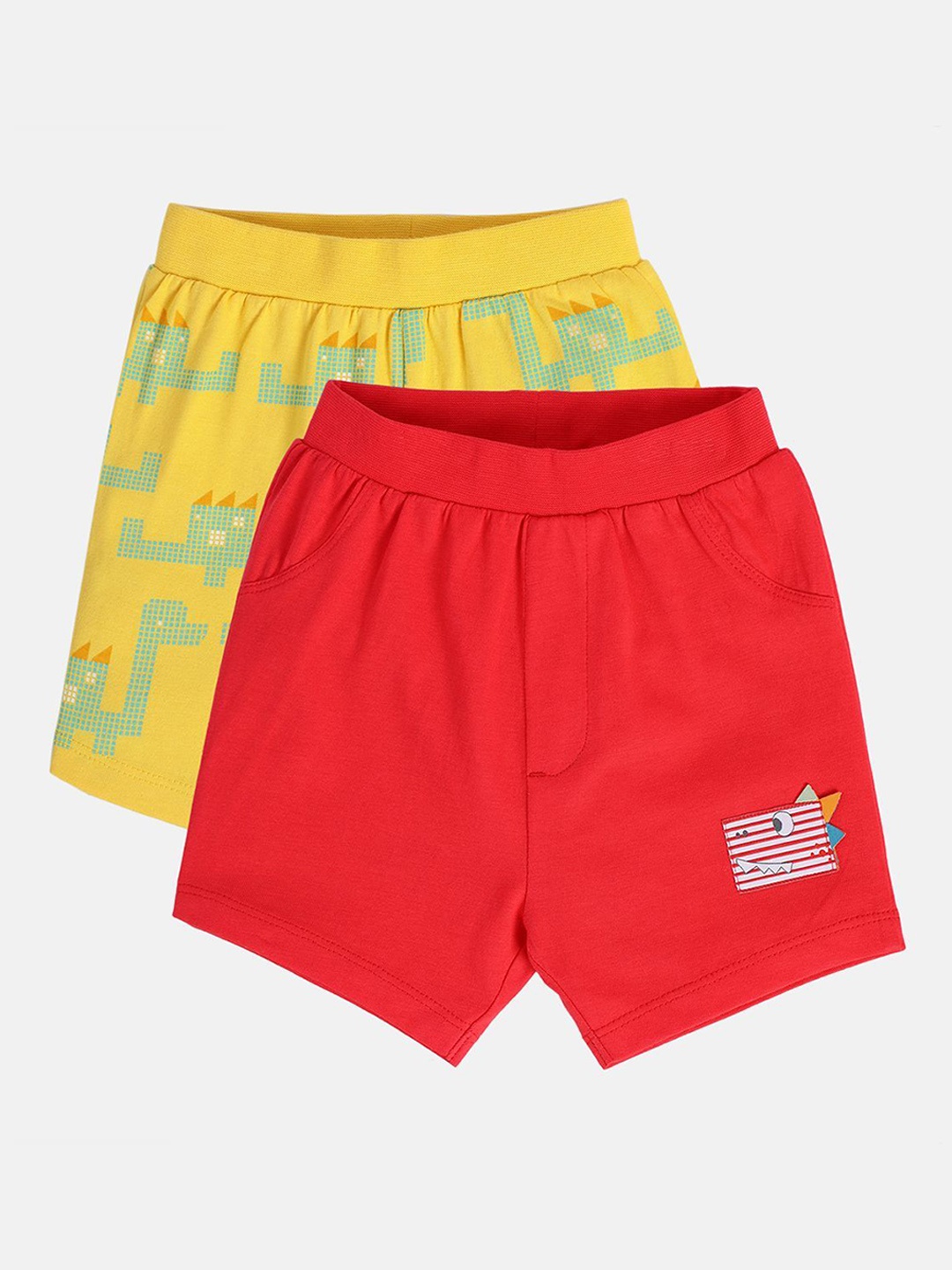 

MINI KLUB Boys Pack of 2 Shorts, Red