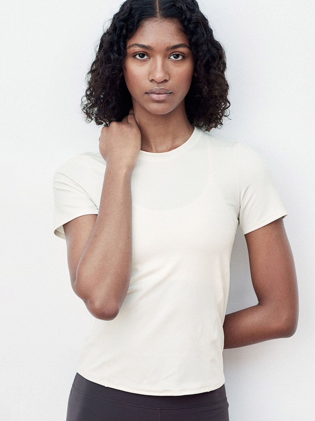 

H&M Sports Top In Drymove, White