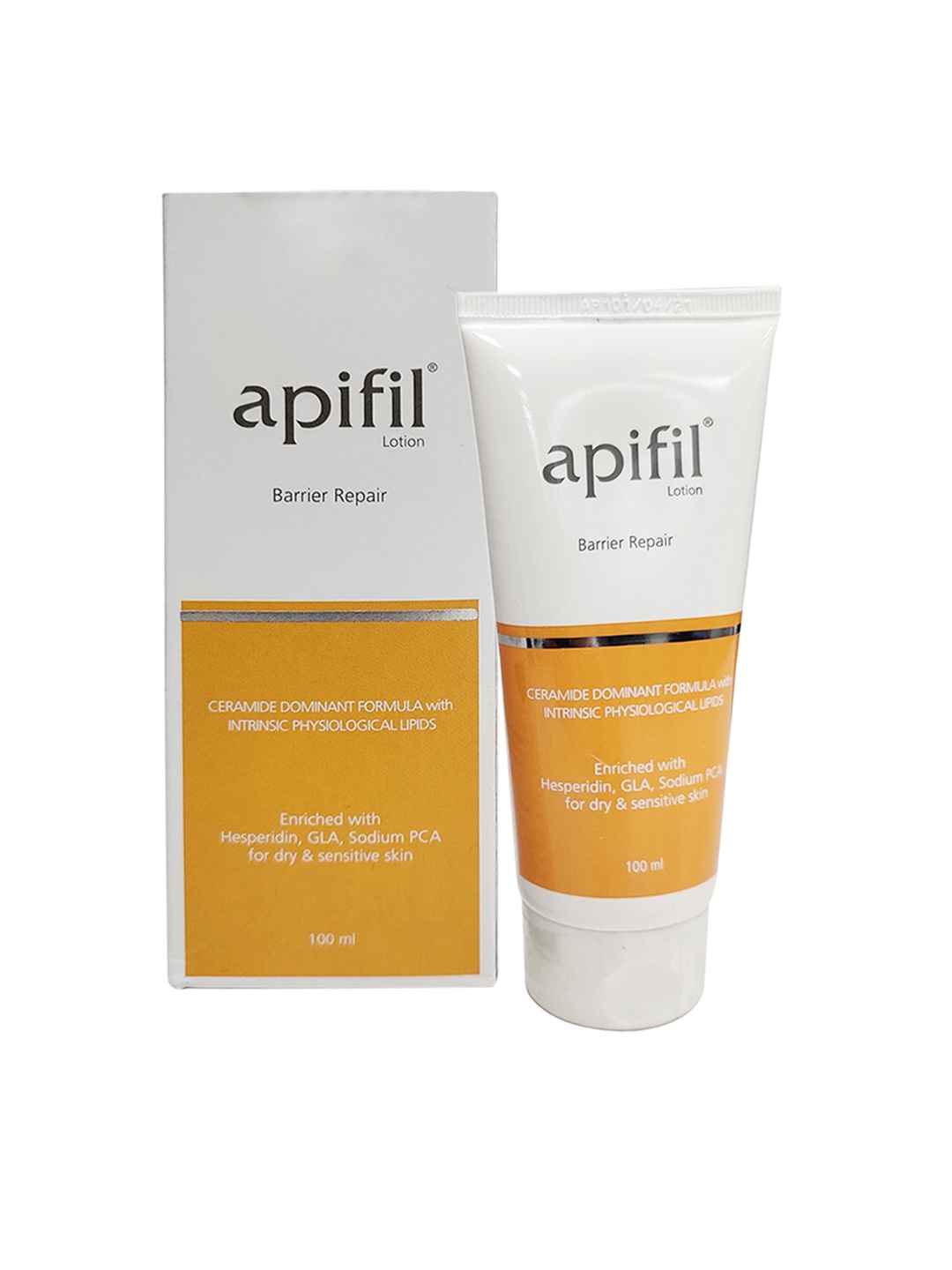 

Apple Therapeutics Apifil Barrier Repair Lotion With Ceramides For Dry Skin - 100 ml, Orange