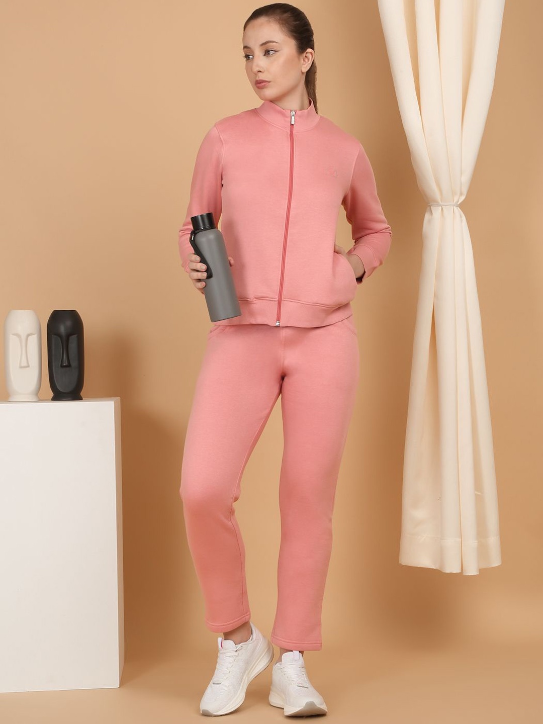 

Sweet Dreams Women Mid Rise Tracksuit, Pink