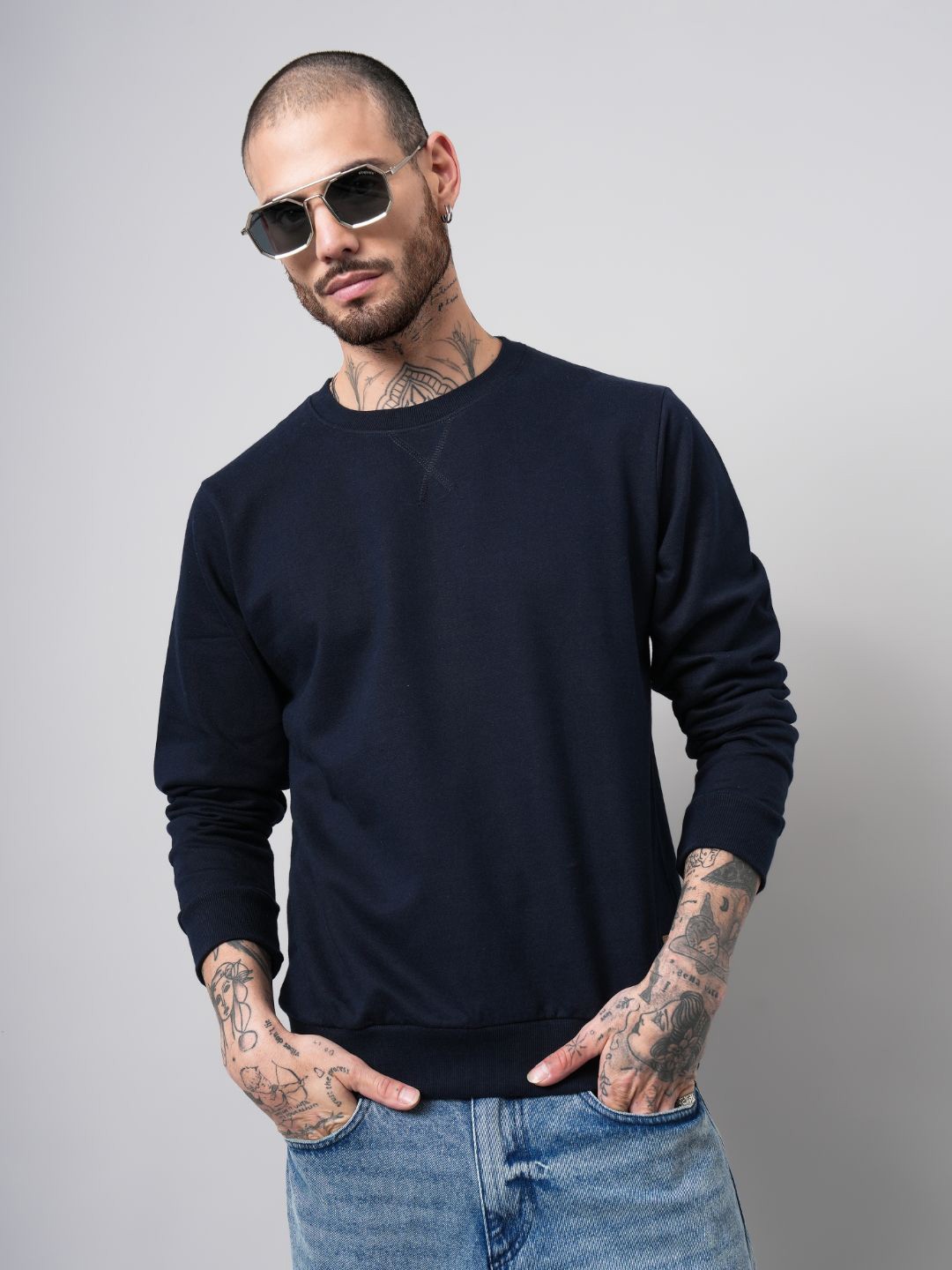 

PAUL STREET Men Pullover Sweatshirt, Navy blue