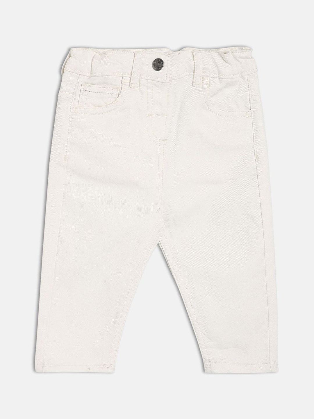 

MINI KLUB Girls Mid-Rise Regular Fit Jeans, White