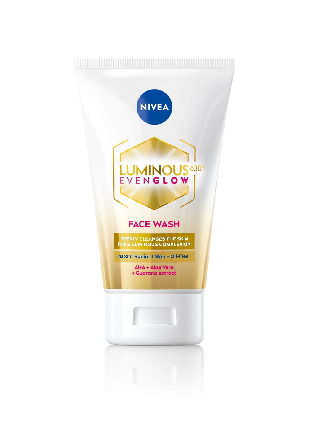 

Nivea Luminous Even Glow Face Wash with AHA & Aloevera - 100ml, White