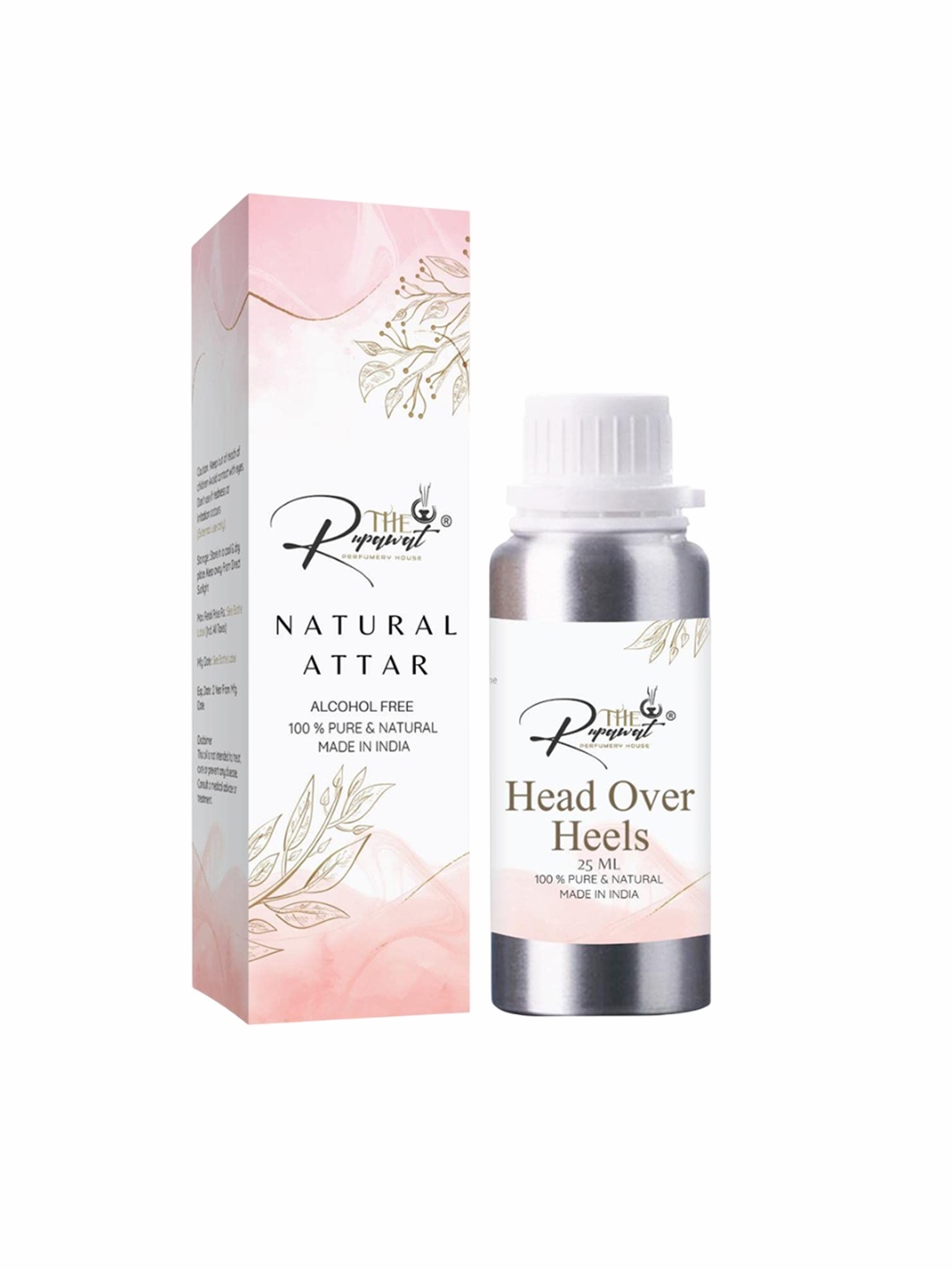 

THE RUPAWAT Perfumery House Head Over Heels Natural Alcohol Free Attar - 25 ml, Transparent