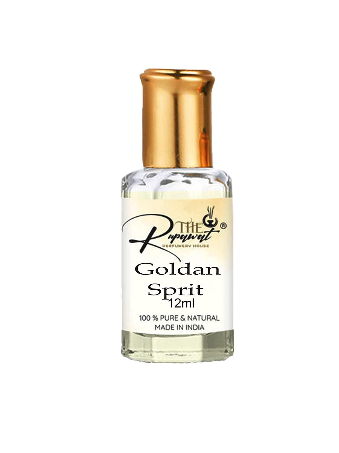

THE RUPAWAT Perfumery House Goldan Sprit Natural Alcohol-Free Attar - 12 ml, Transparent