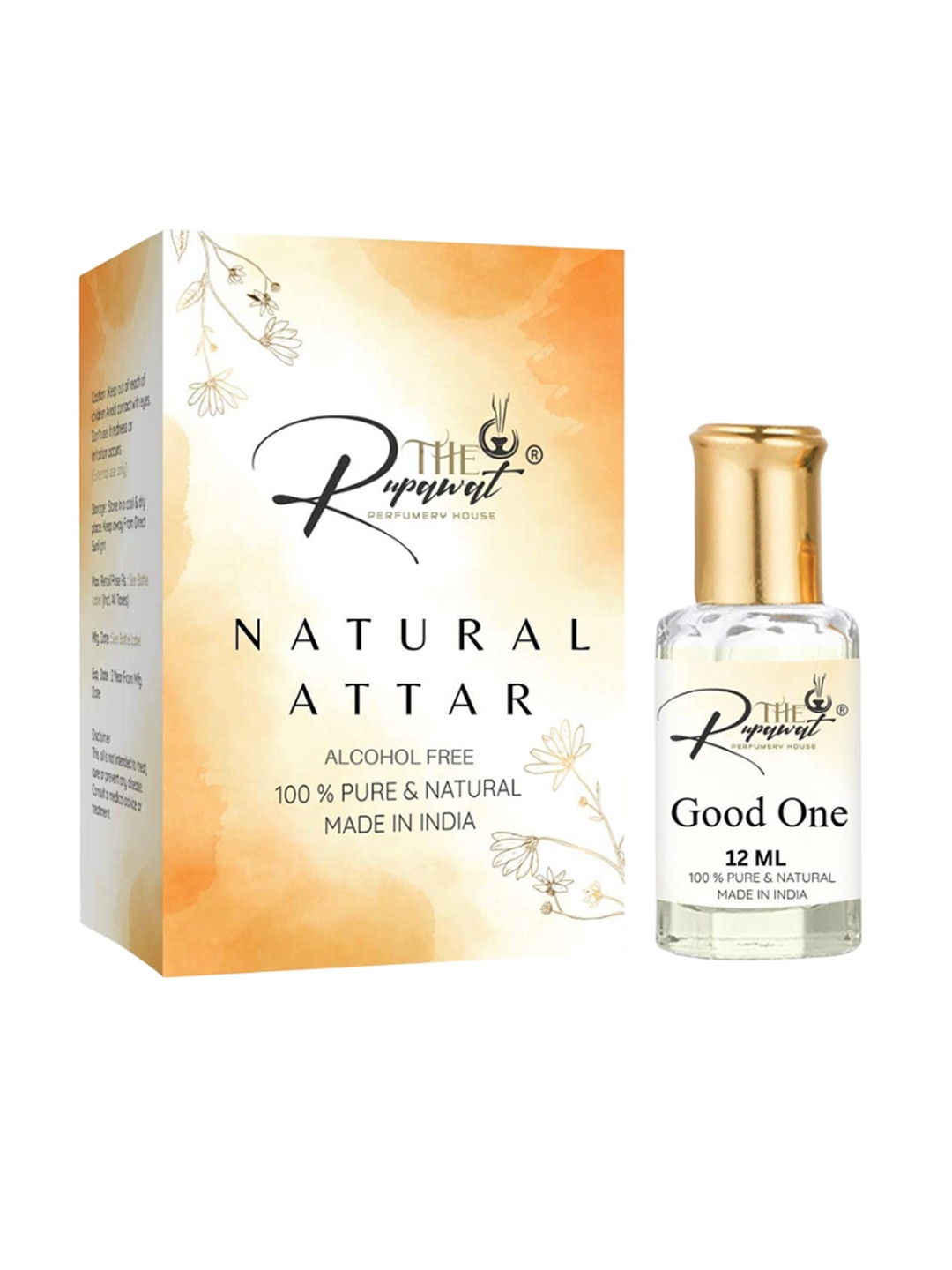 

THE RUPAWAT Perfumery House Good One Natural Alcohol Free Attar - 12 ml, Transparent