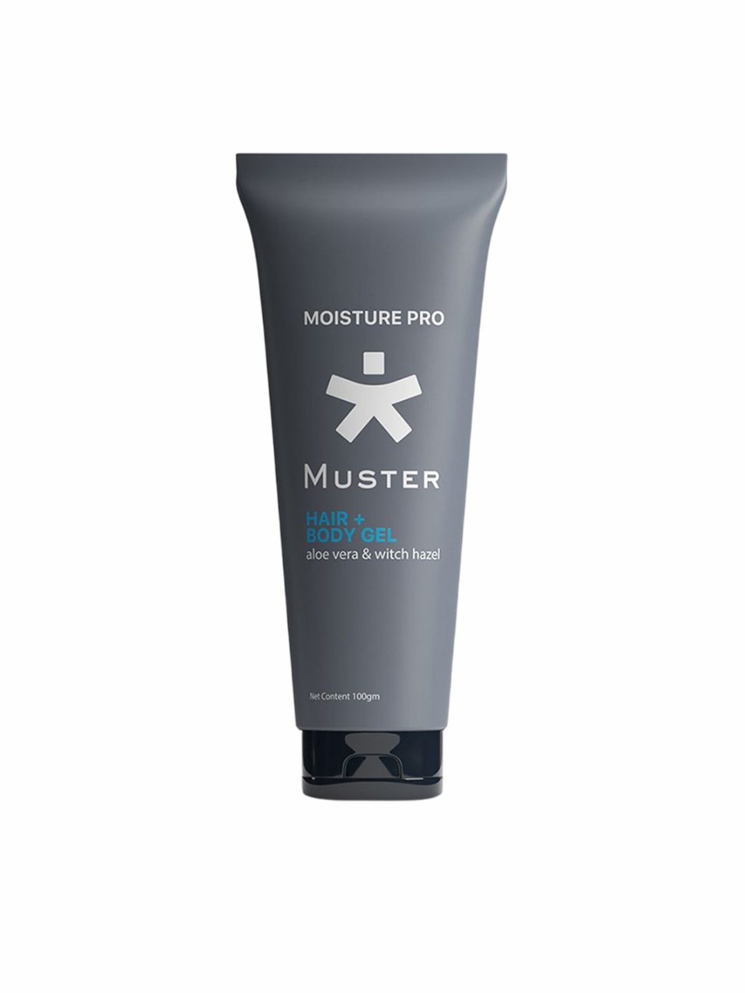 

Muster Moisture Pro Hair & Body Gel With Aloe Vera & Witch Hazel - 100 g, Grey