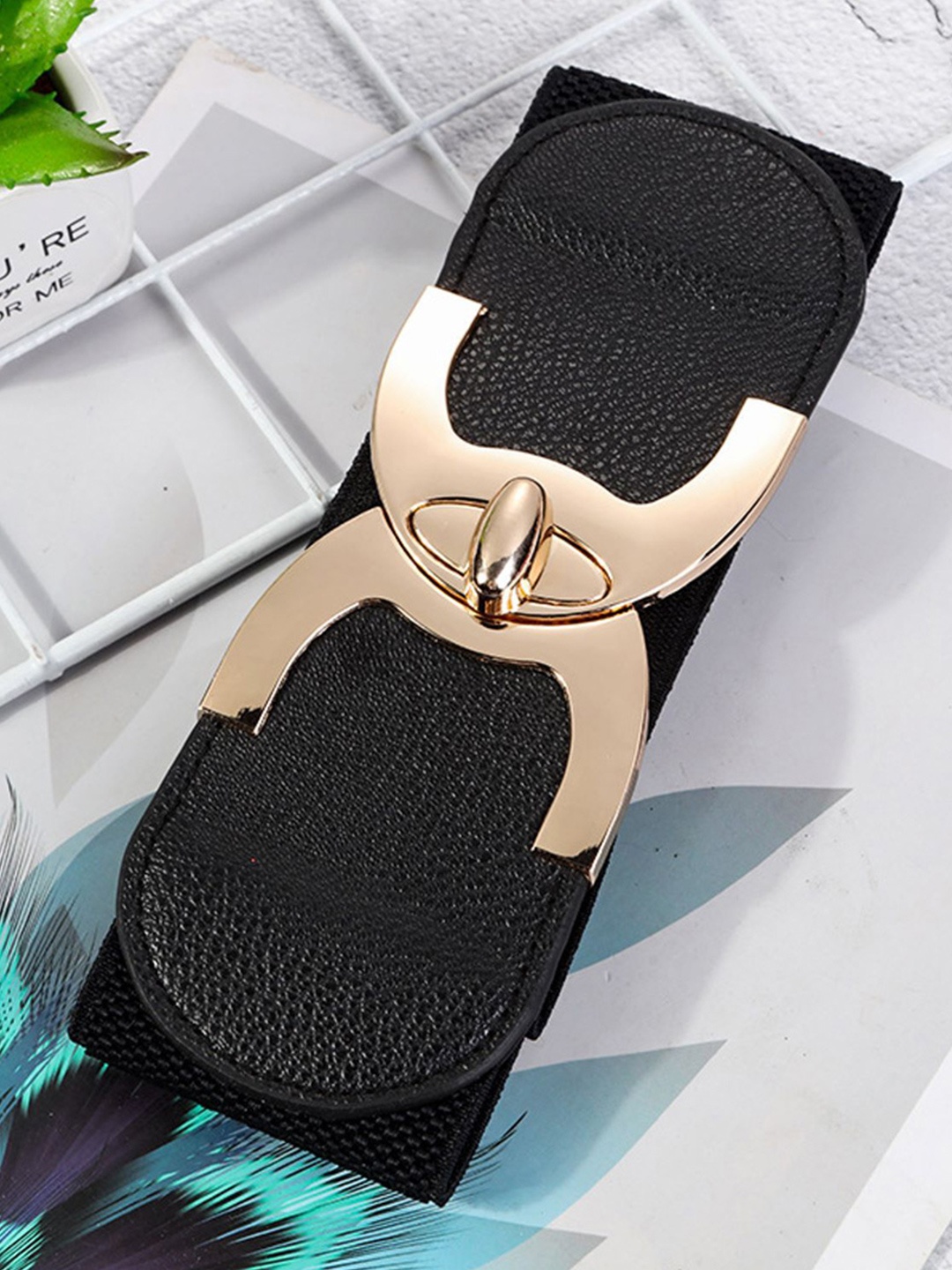 

SYGA Women PU Belt, Black