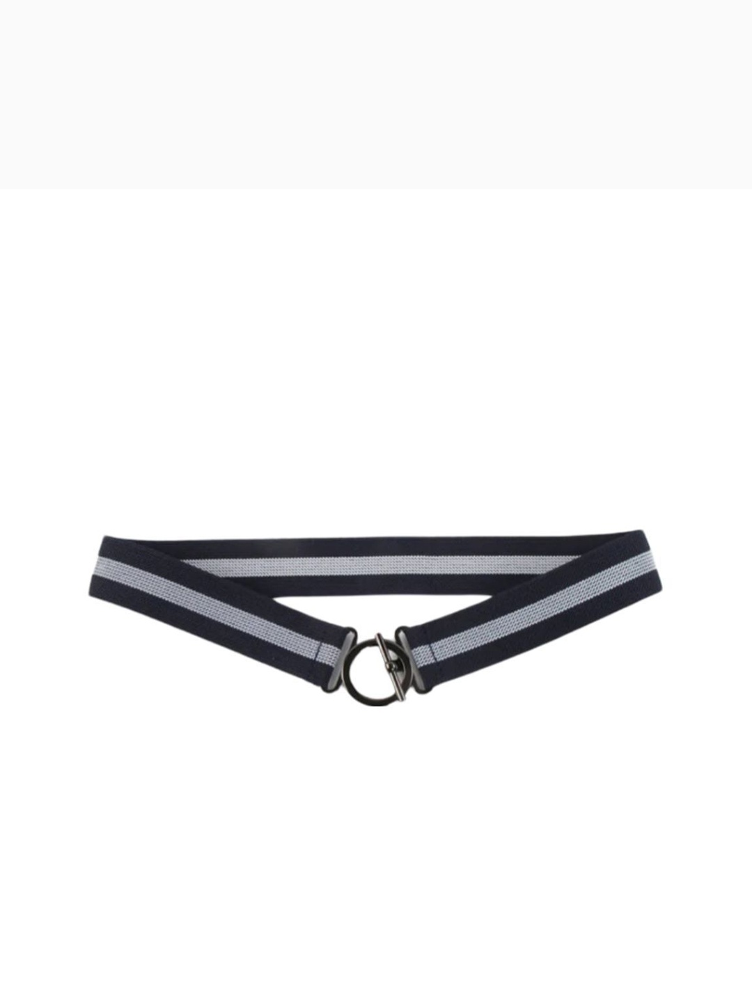 

SYGA Women Striped PU Belt, Blue