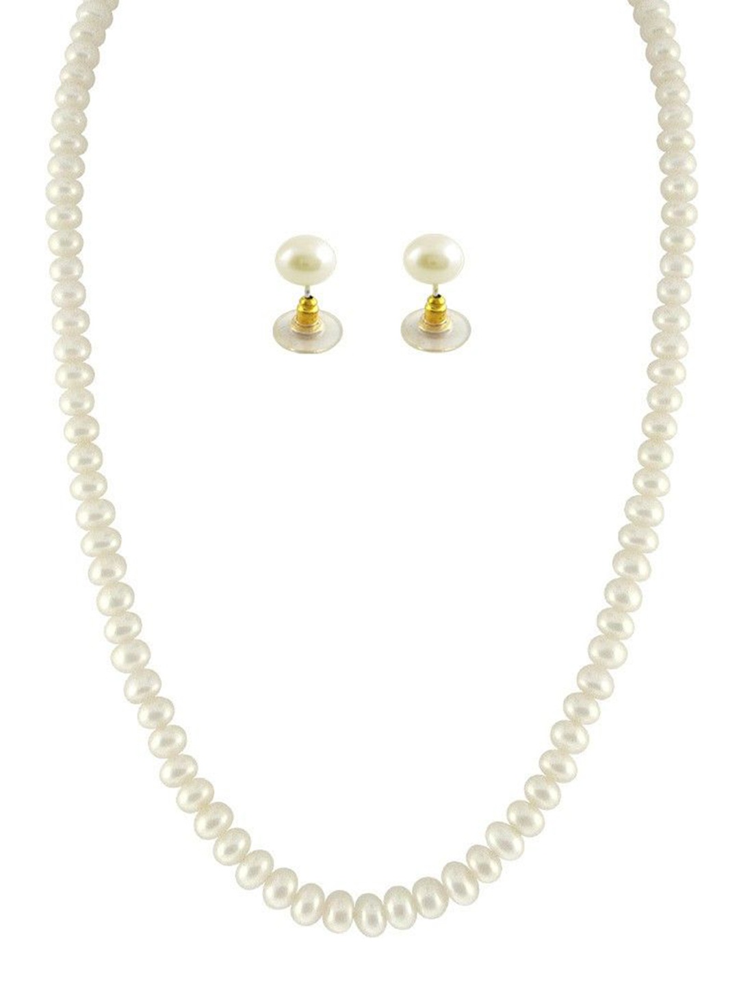 

Sri Jagdamba Pearls Dealer Gold-Plated Pearls Beaded Jewellery Set