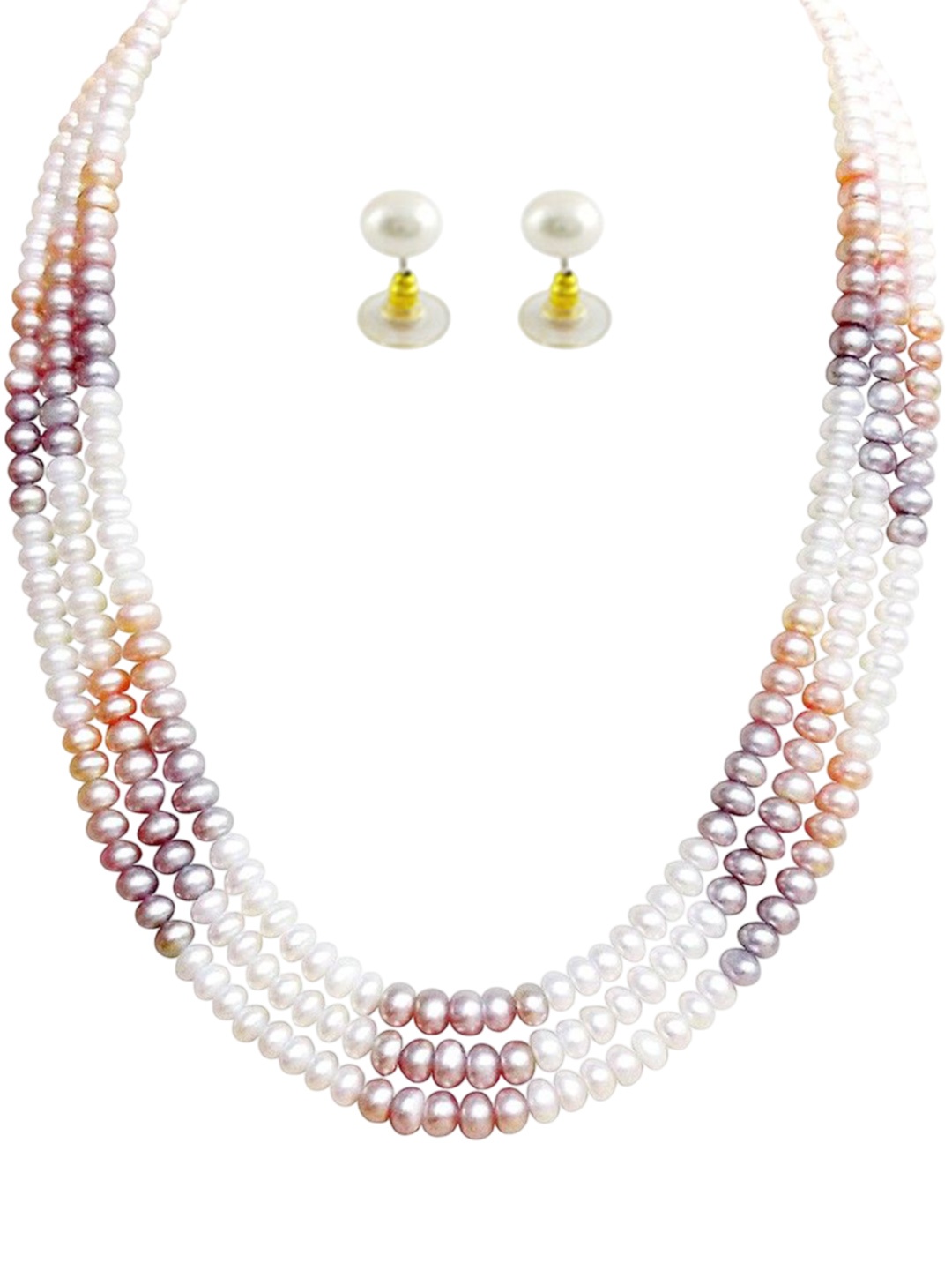 

Sri Jagdamba Pearls Dealer Gold-Plated Pearl Beaded Jewellery Set