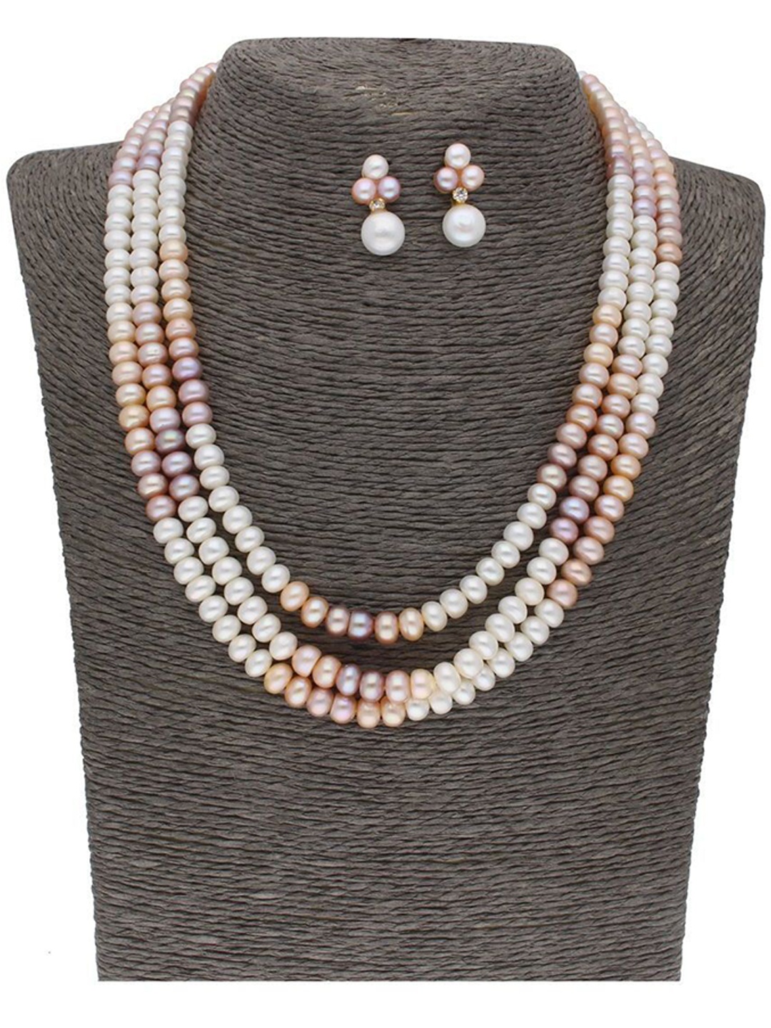 

Sri Jagdamba Pearls Dealer Gold-Plated Pearl Beaded Jewellery Set