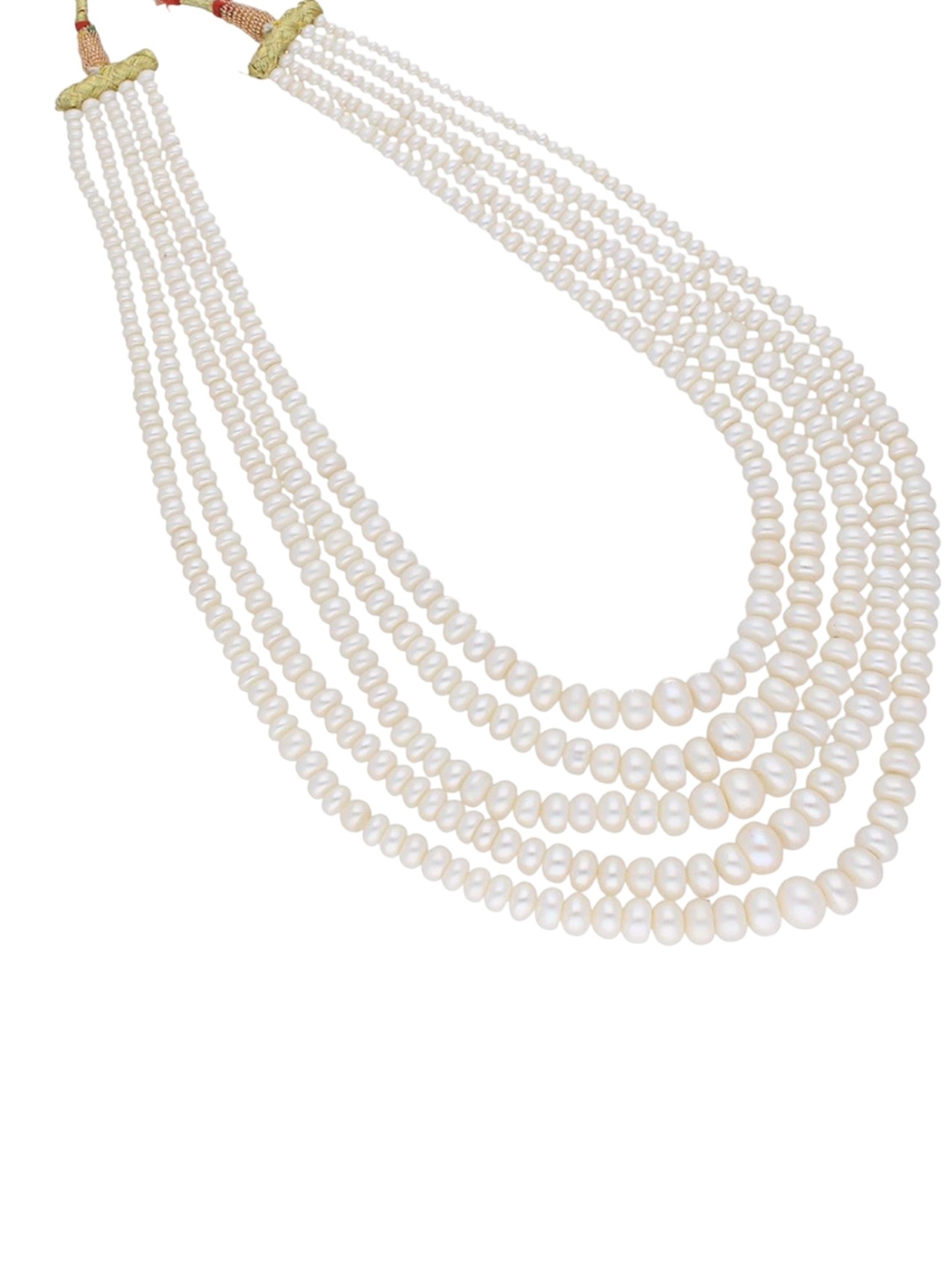 

Sri Jagdamba Pearls Dealer Gold-Plated Pearl Beaded Jewellery Set