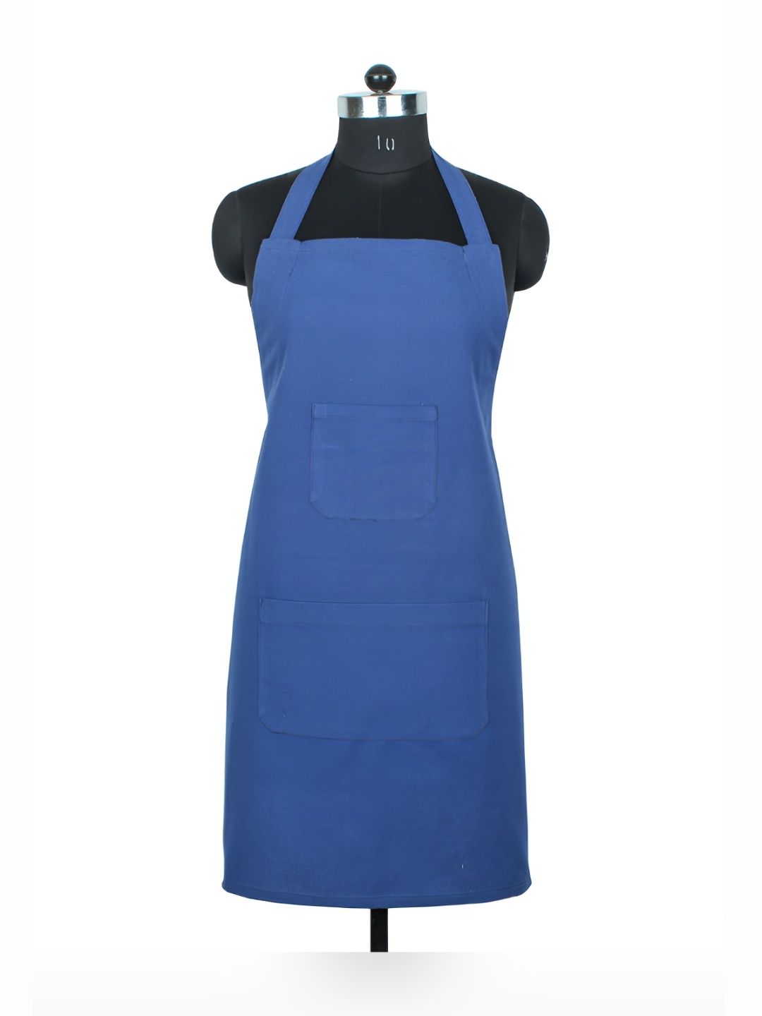 

House This Kitchen Master Blue Cotton Apron With Pockets