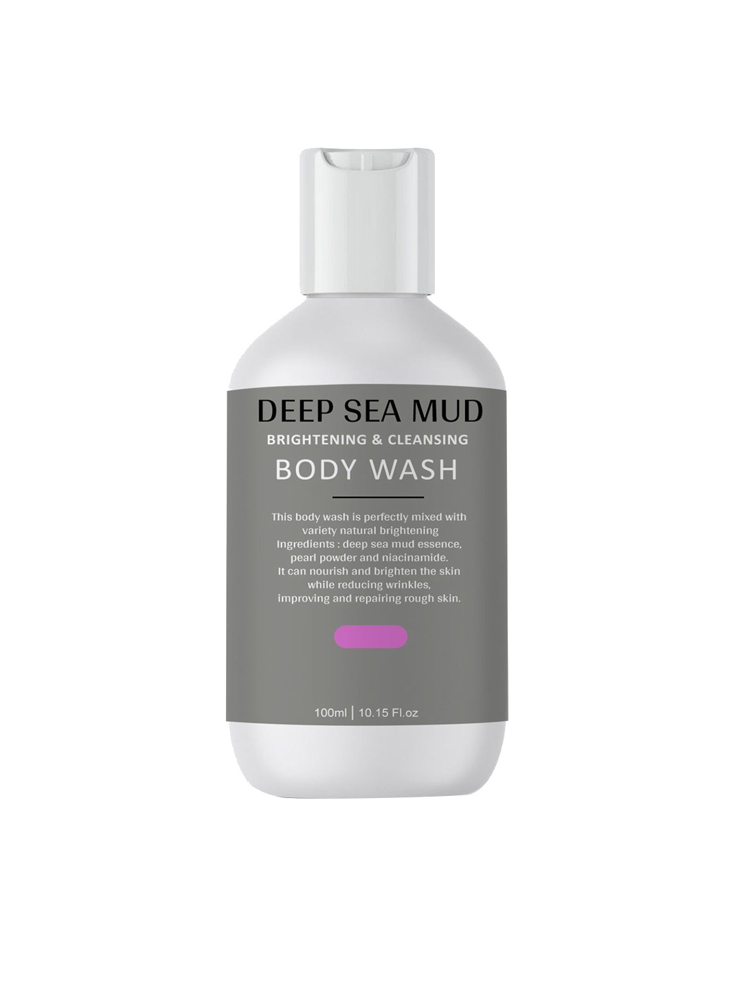 

GROOVY Deep Sea Mud Brightening & Cleansing Body Wash - 100 ml, White