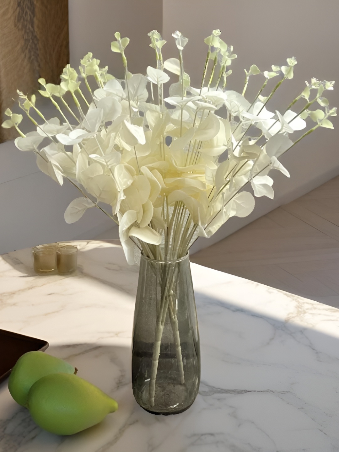 

Akaar White Eucalyptus Artificial Plant