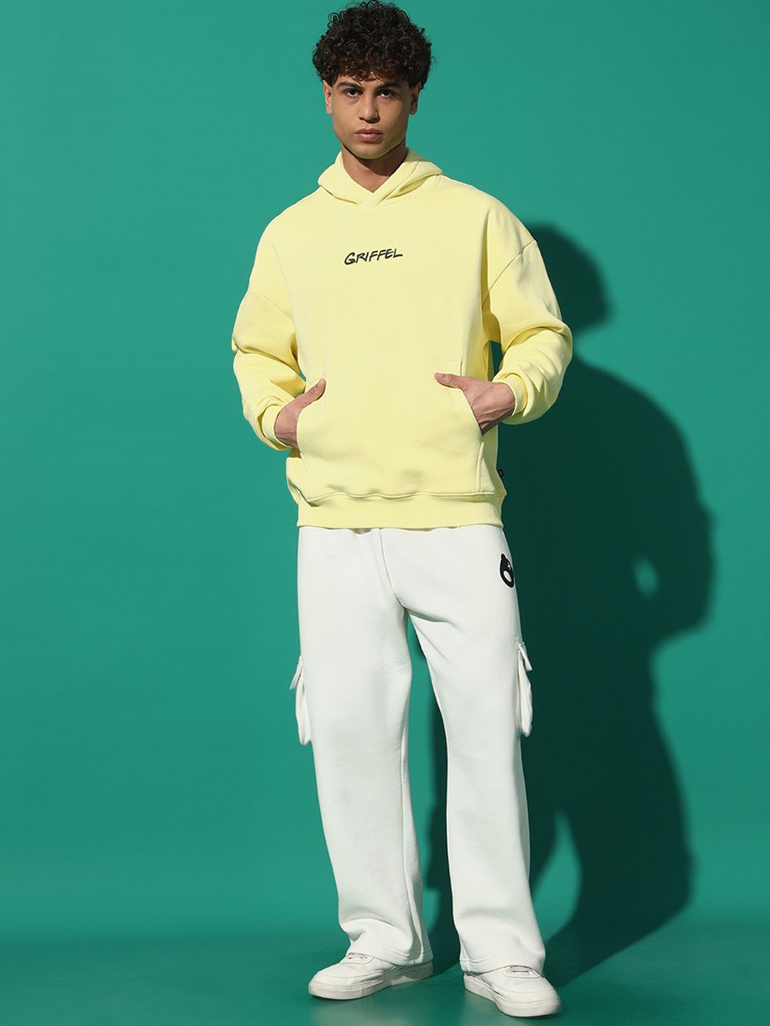 

GRIFFEL Men Long Sleeves Sweatshirt & Trackpants, Yellow