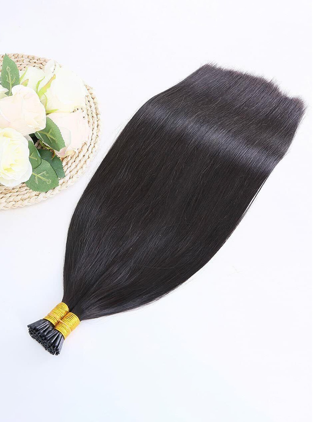 

CRIBE Clip In Straight Locks Hair Extension - Black - 10 Inch