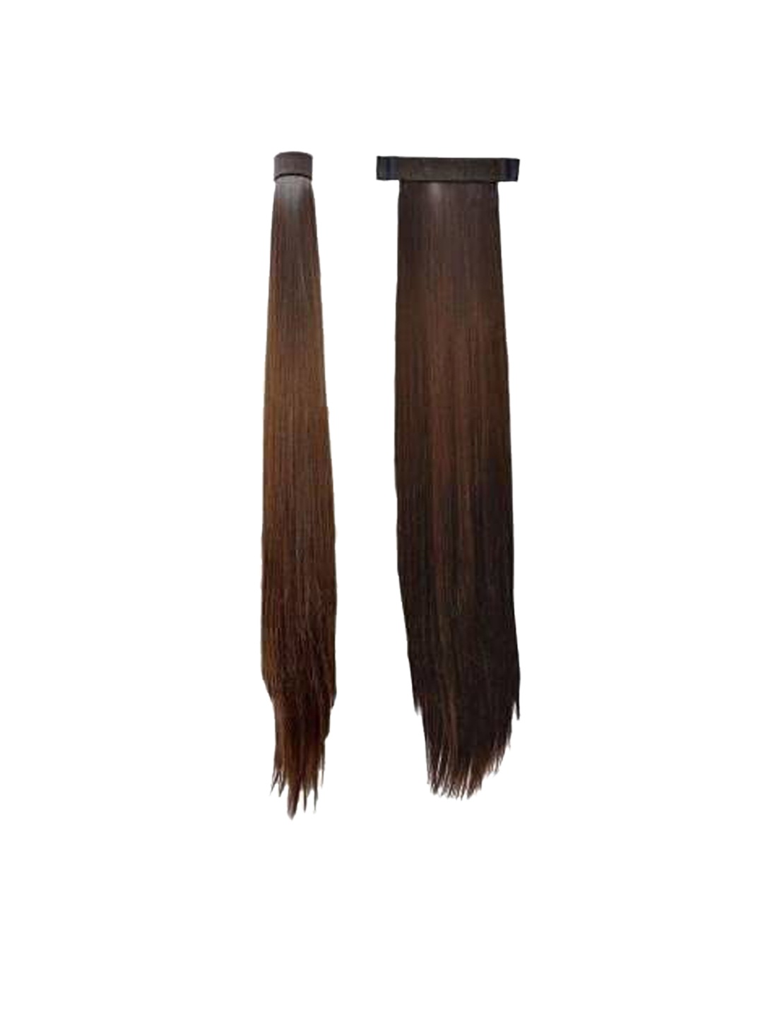 

CRIBE Tape In Straight Ponytail Hair Extension - Brown - 24 Inch