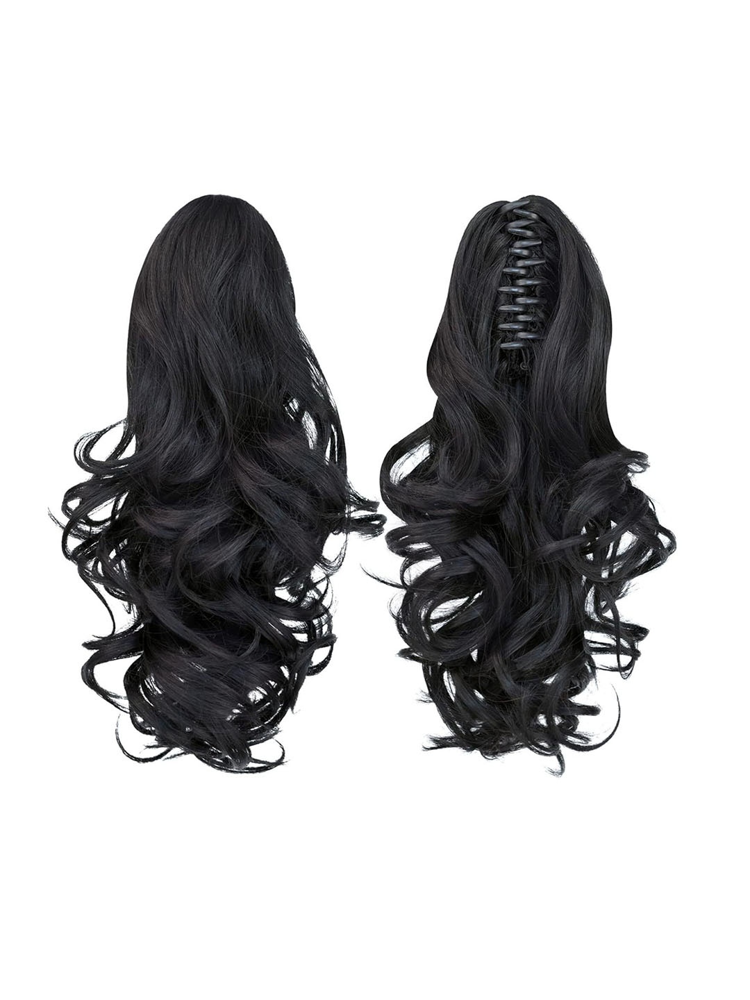 

CRIBE Clip-In Wavy Ponytail Hair Extension - Black