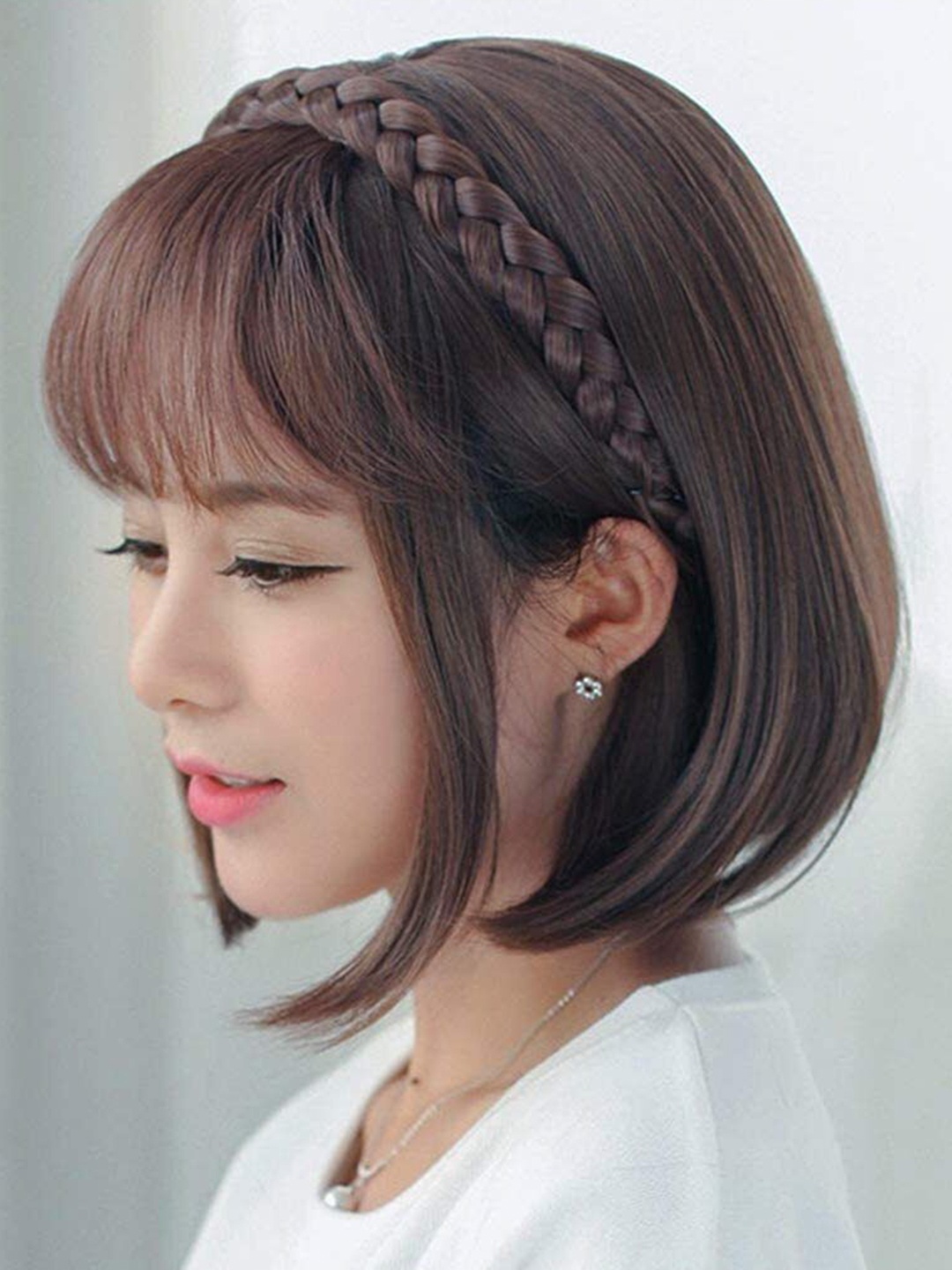 

CRIBE Halo Straight Scalp Topper Hair Extension - Brown- 6 Inch