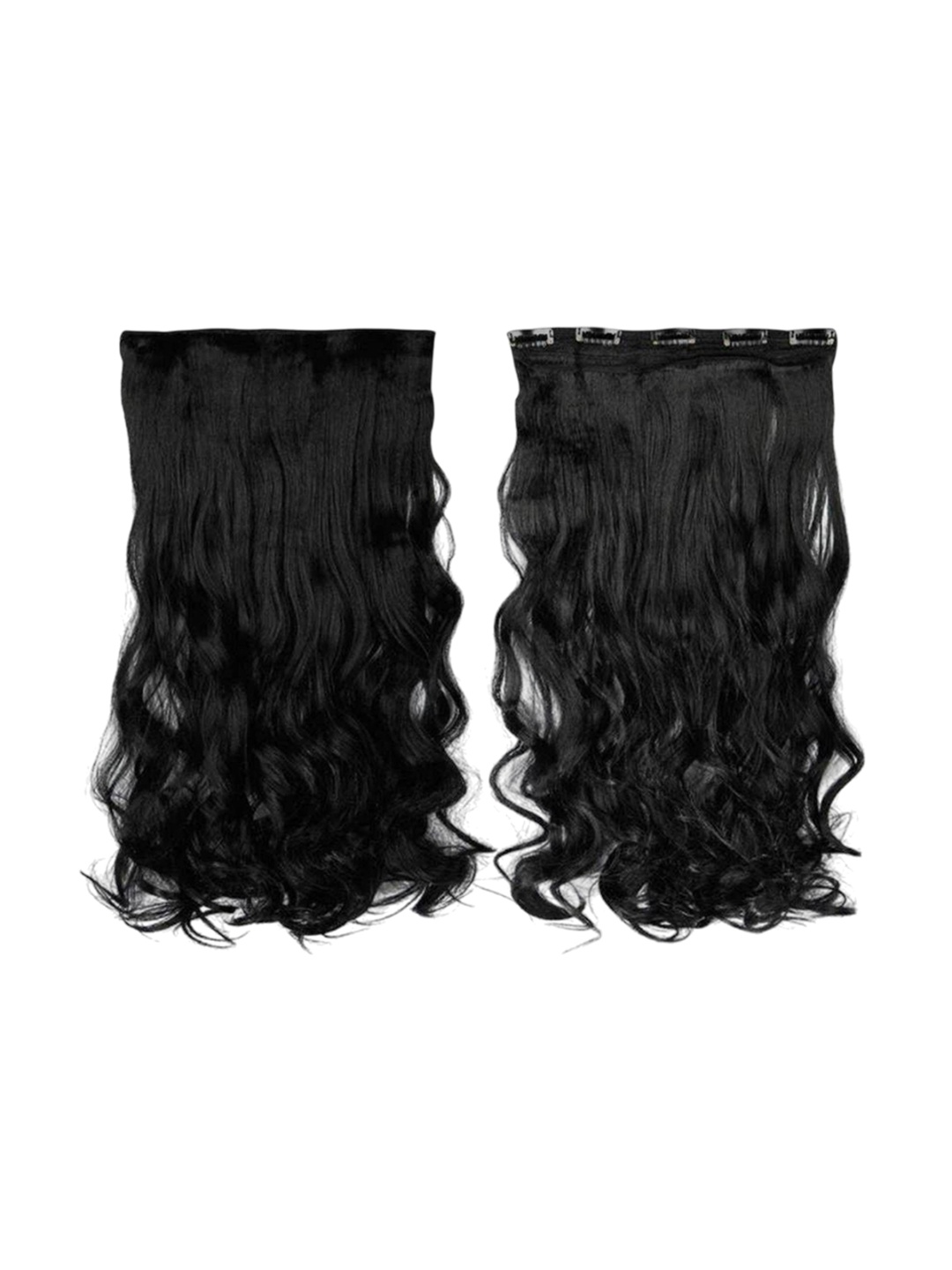 

CRIBE Clip In Wavy Locks Hair Extension- Black- 22 Inch