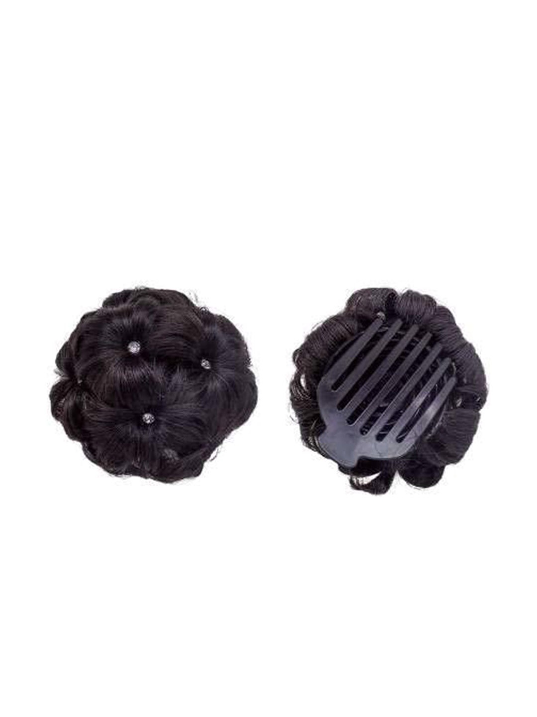 

CRIBE Curly Clip-In Bun Hair Extension - Black