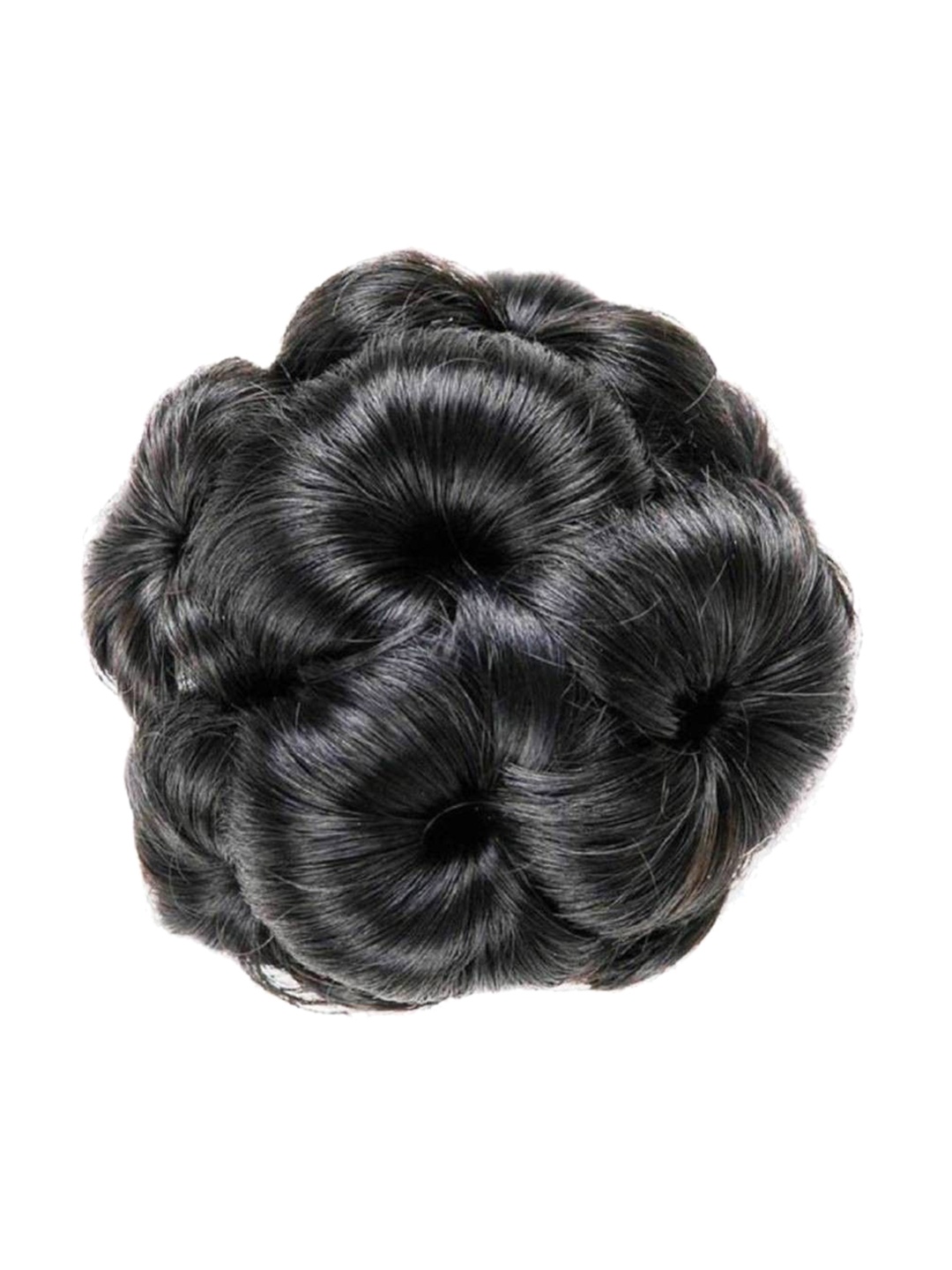 

CRIBE Clip In Wavy Bun Hair Extension - Black
