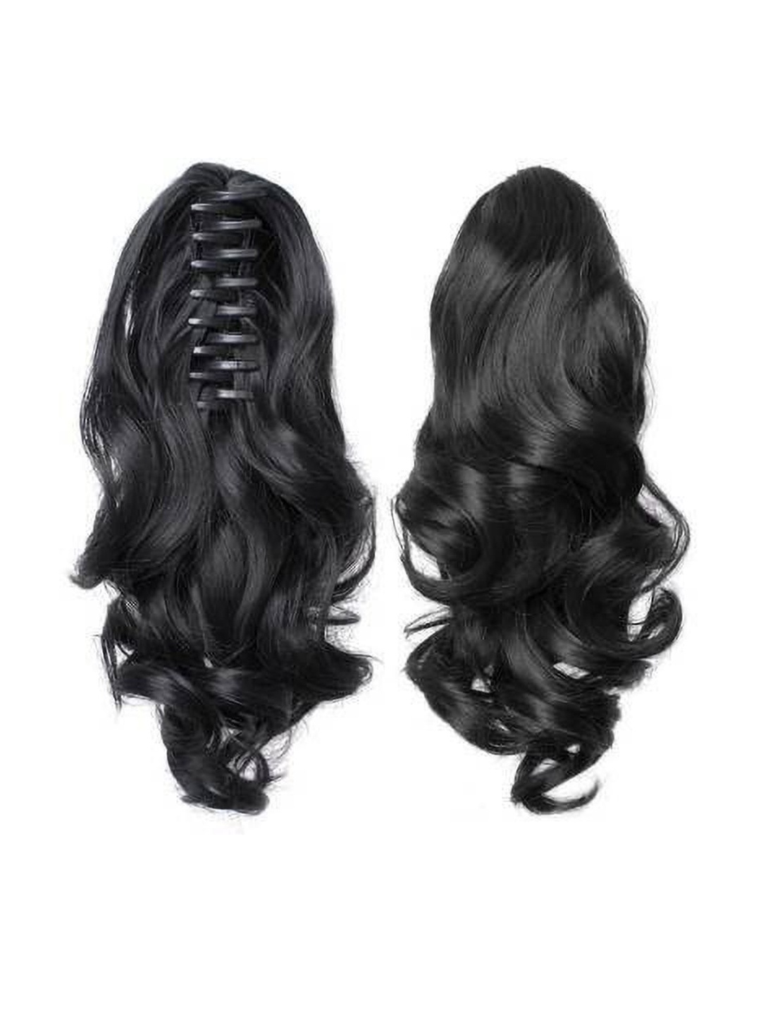 

CRIBE Clip-In Wavy Ponytail Hair Extension - Black