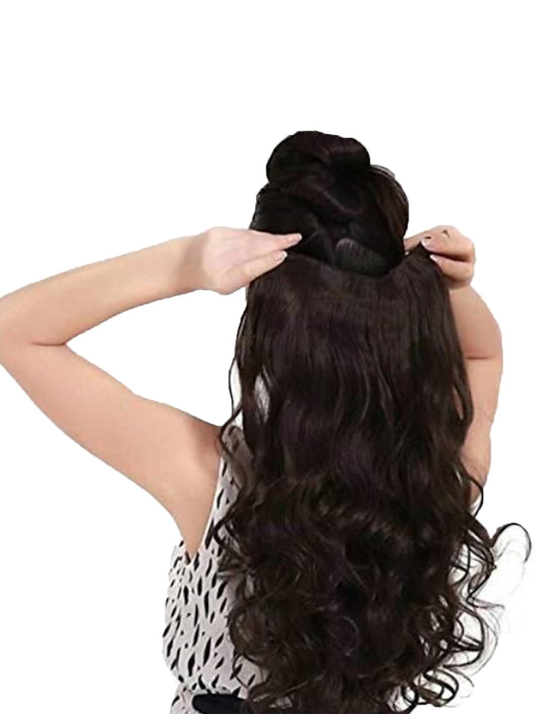 

CRIBE Clip-In Wavy Hair Extension - Black