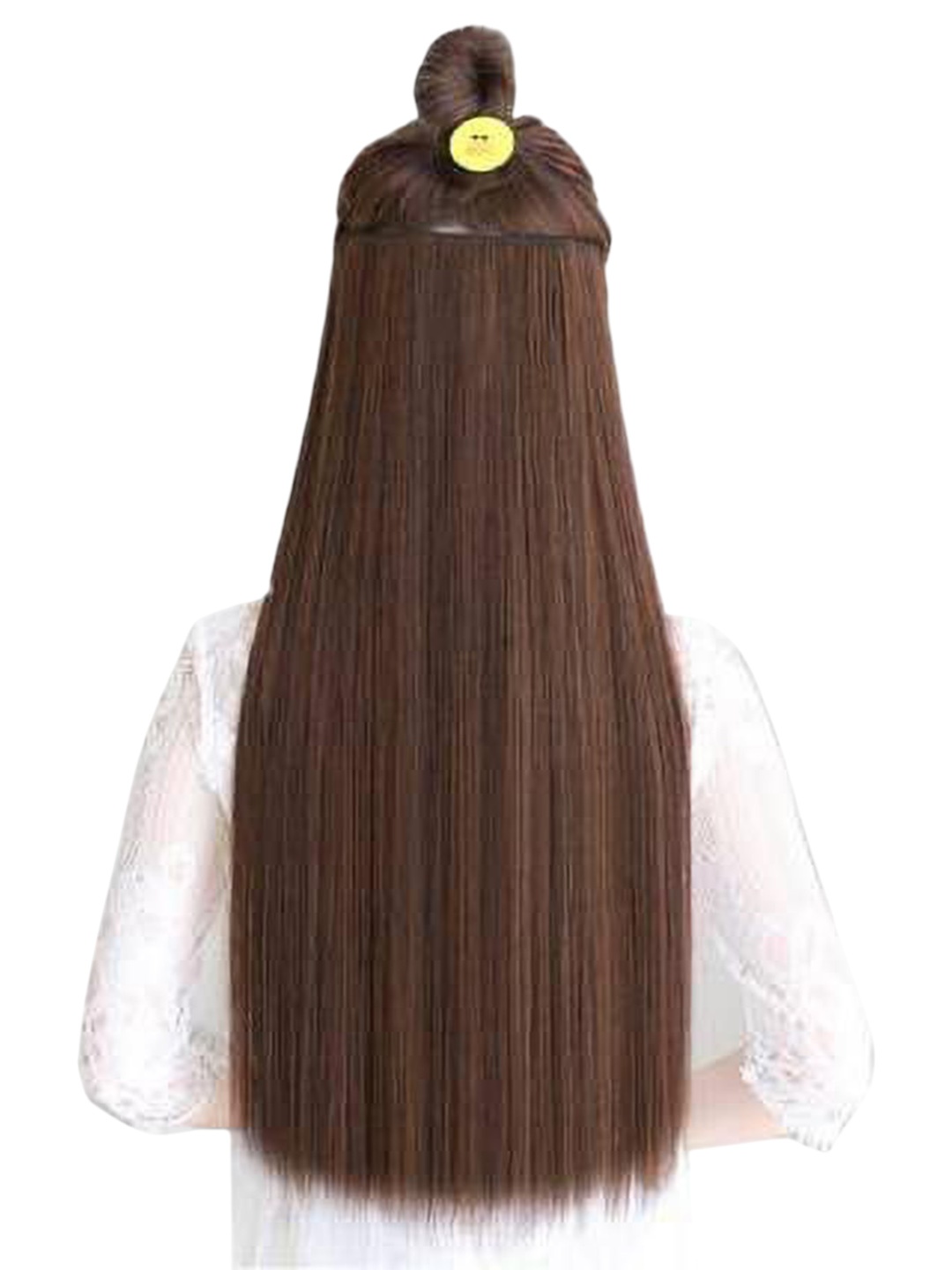 

CRIBE Clip-In Straight Locks Hair Extension - Brown