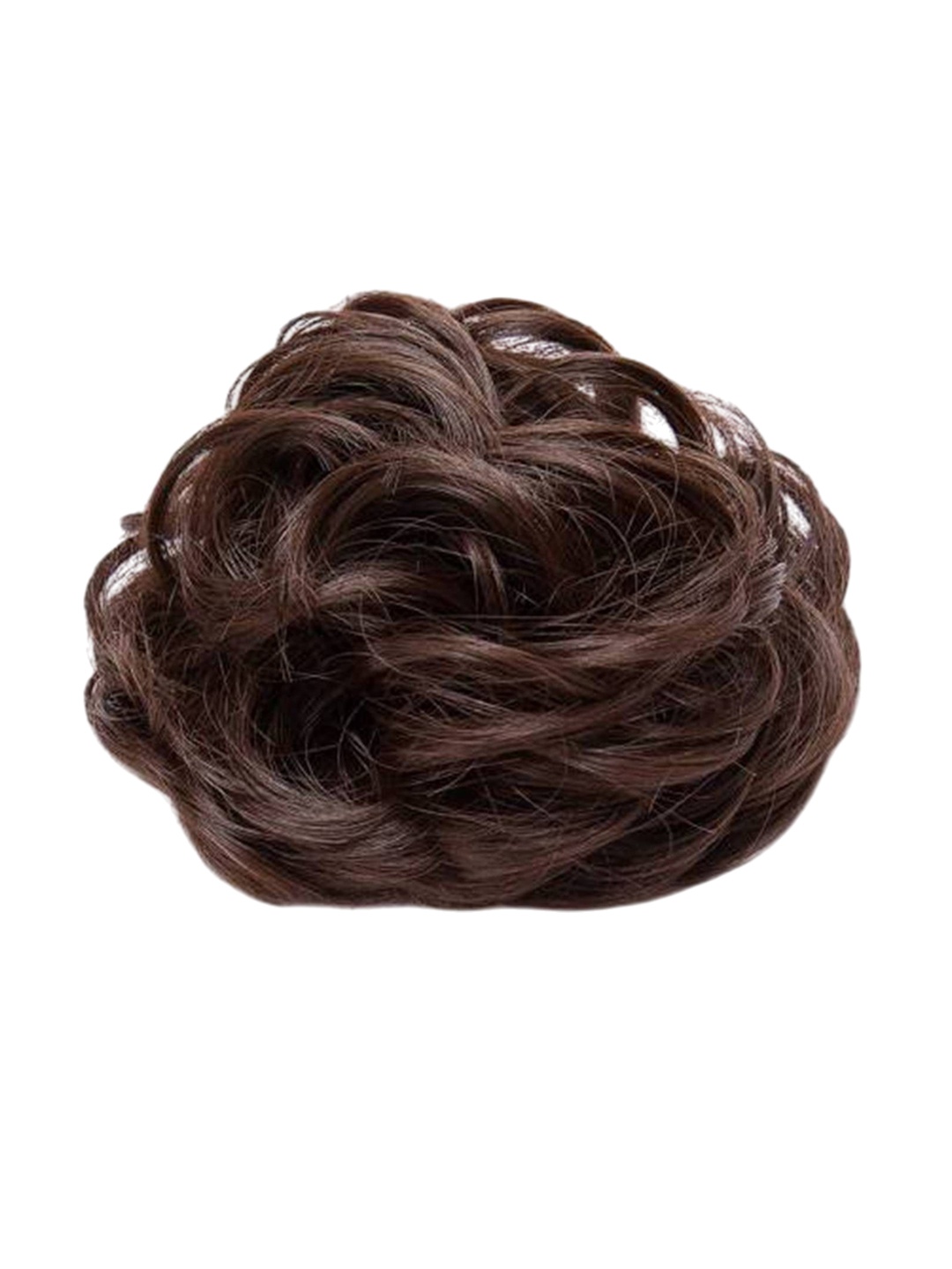 

CRIBE Halo Curly Bun Hair Extensions - Brown