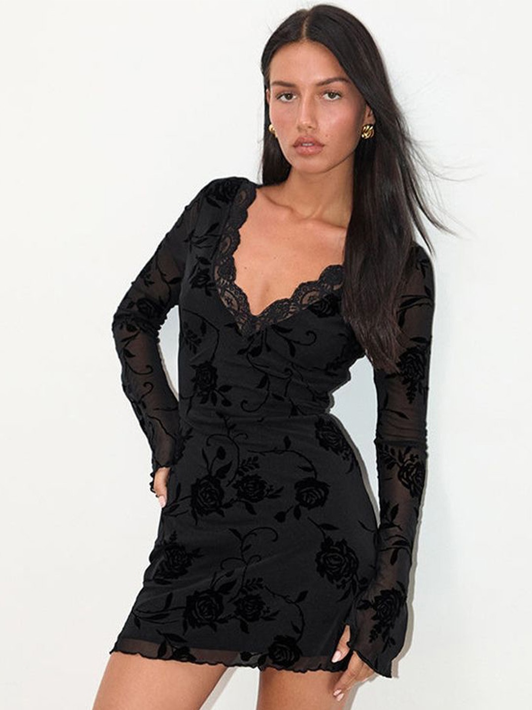 

LULU & SKY Women Sheath Dress, Black