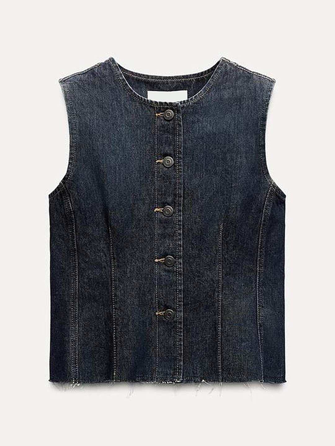 

LULU & SKY Women Round Neck Top, Navy blue